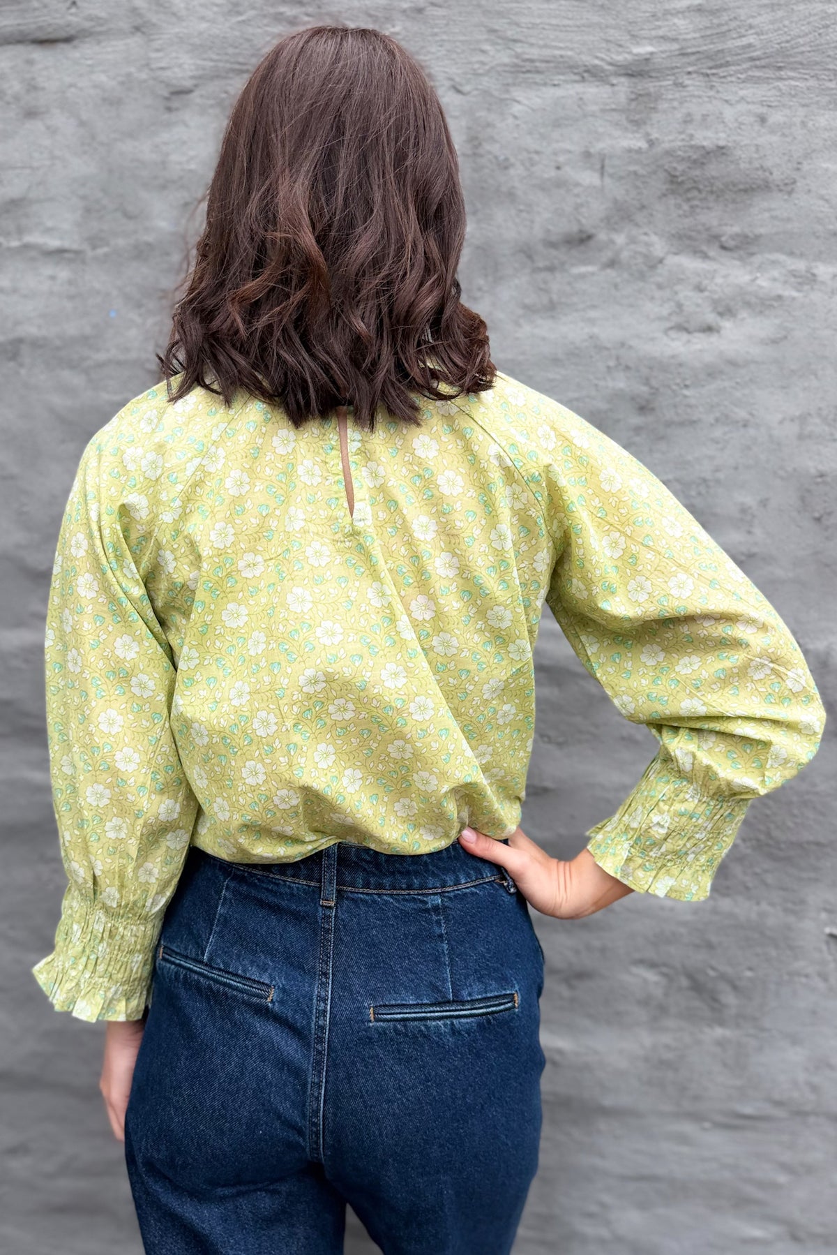 Marceena Blouse In Sage