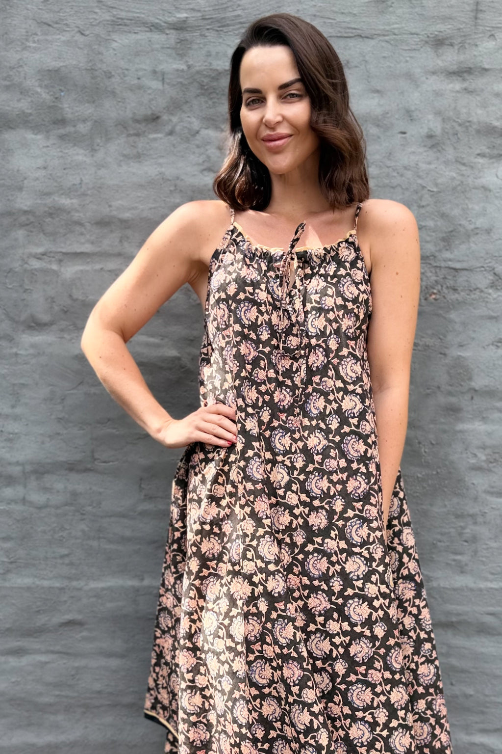 Jemima Dress In Ebony