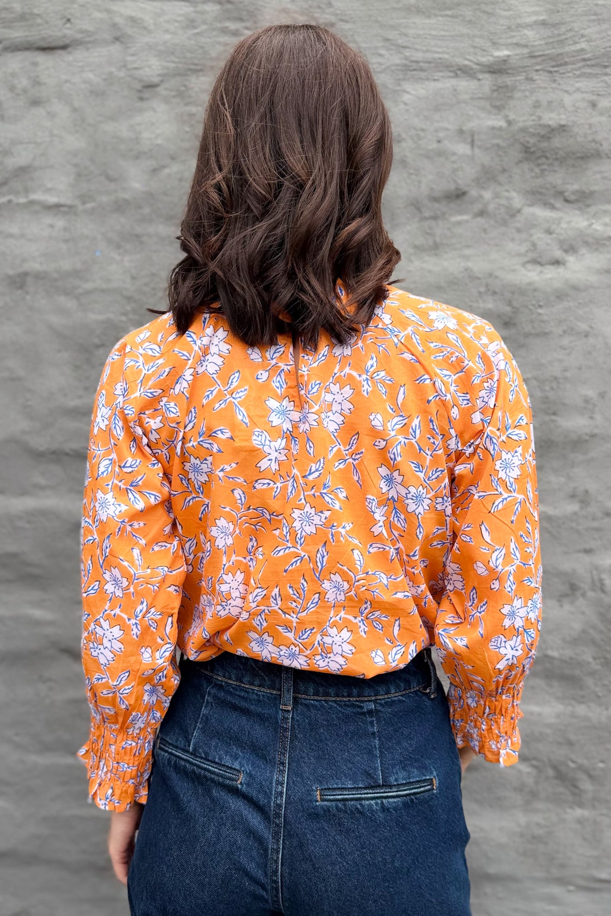 Marceena Blouse In Marigold