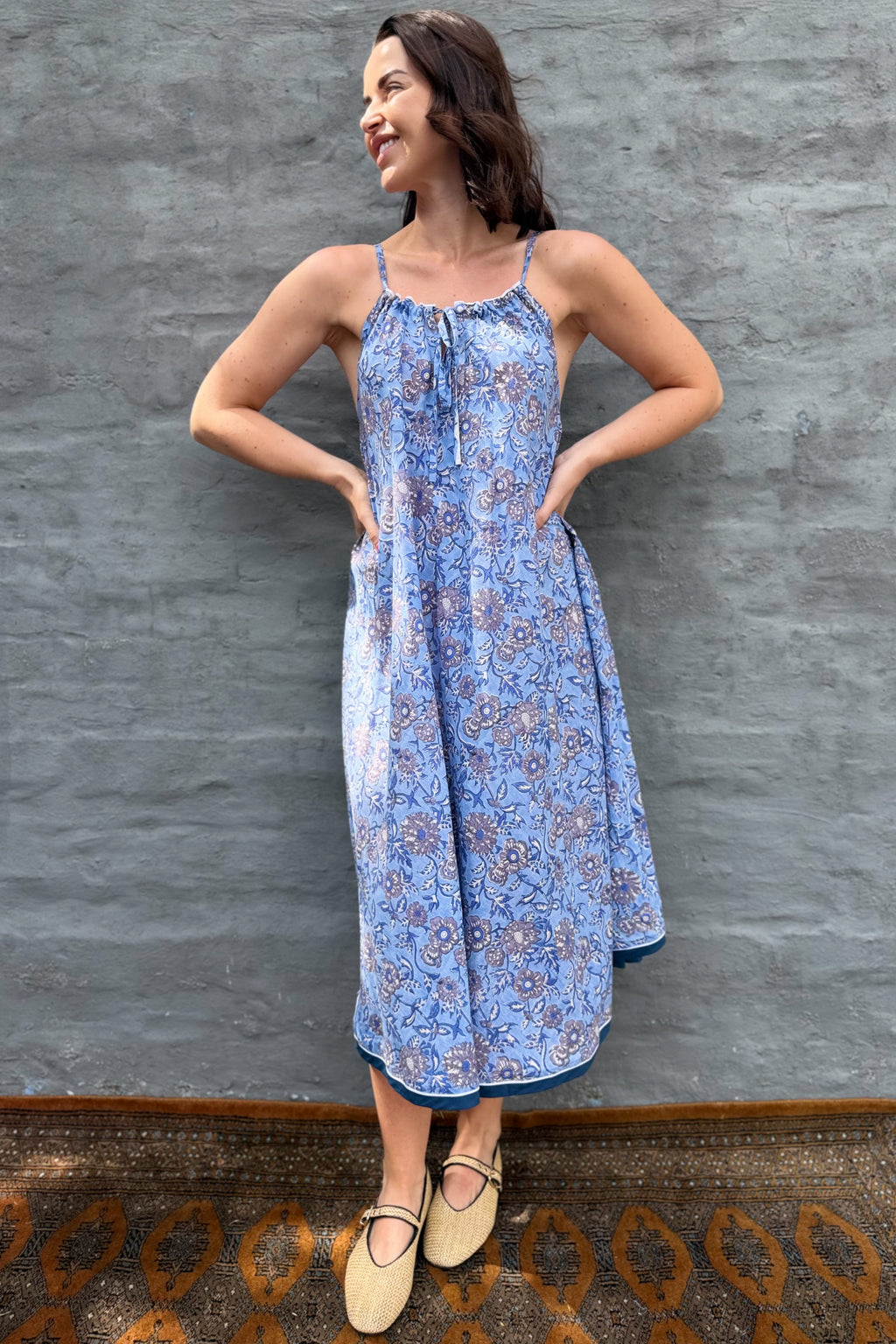 Jemima Dress In Ocean