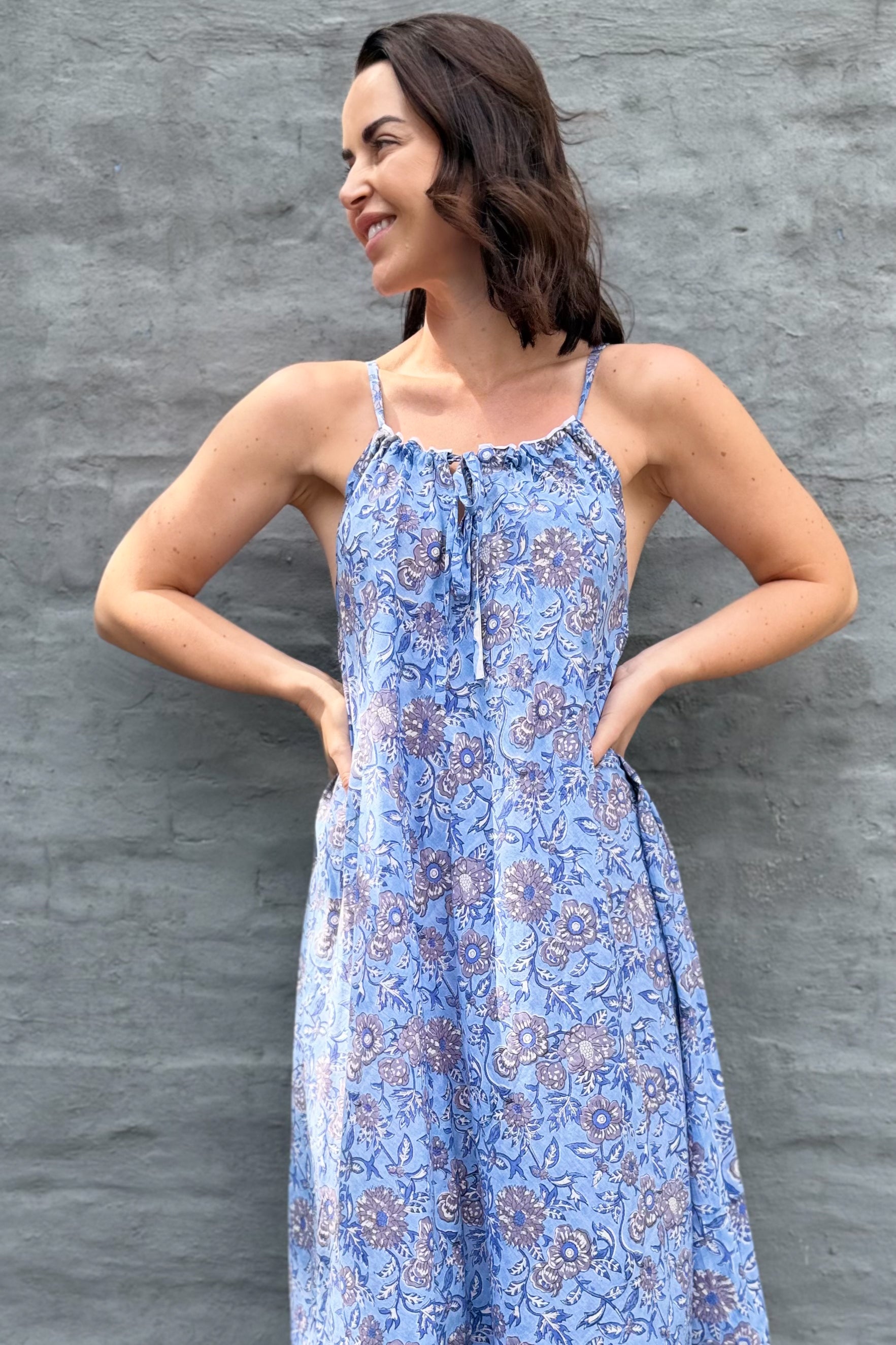 Jemima Dress In Ocean