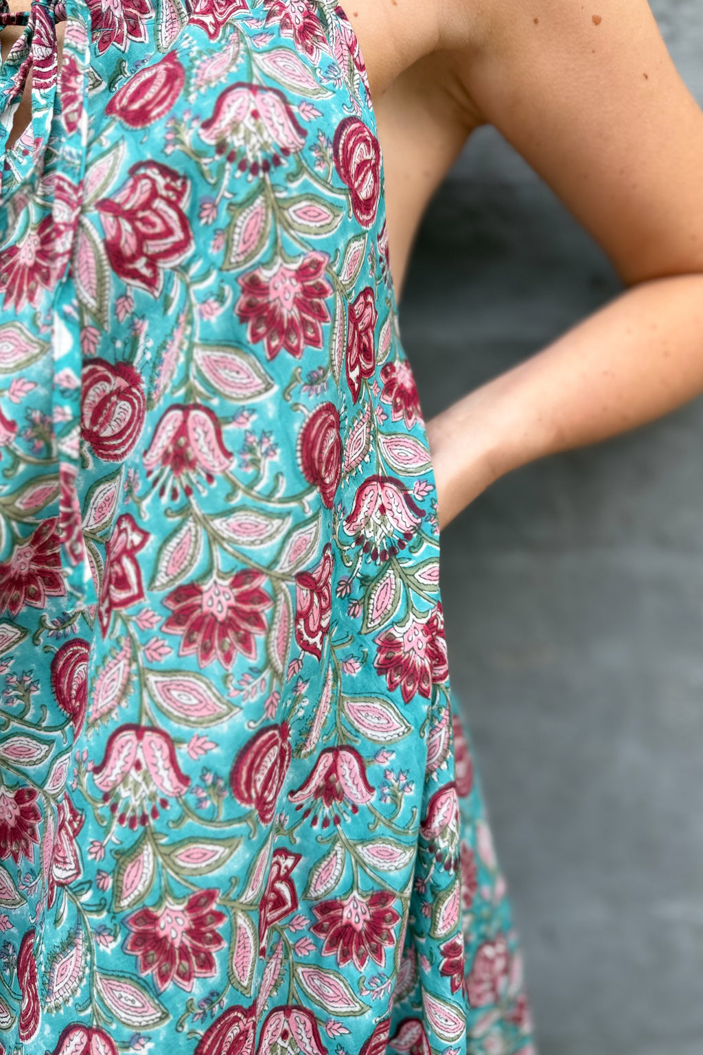 Jemima Dress In Teal