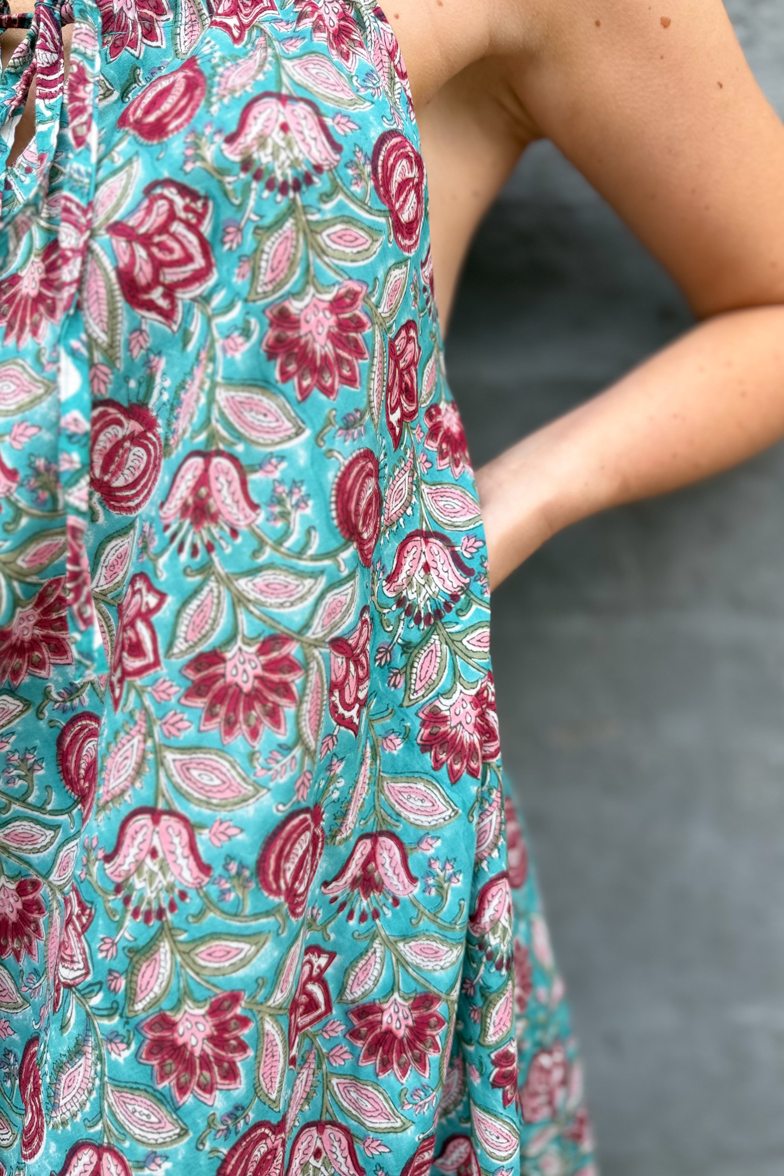 Jemima Dress In Teal