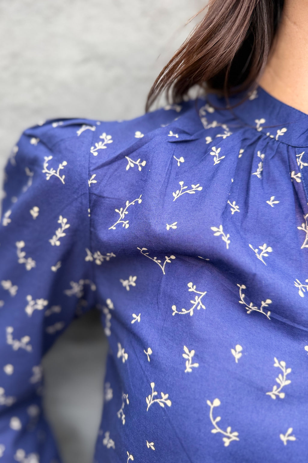 Ophelia Blouse In Midnight Floral