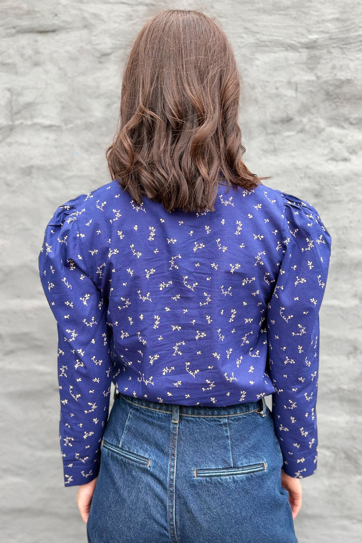 Ophelia Blouse In Midnight Floral
