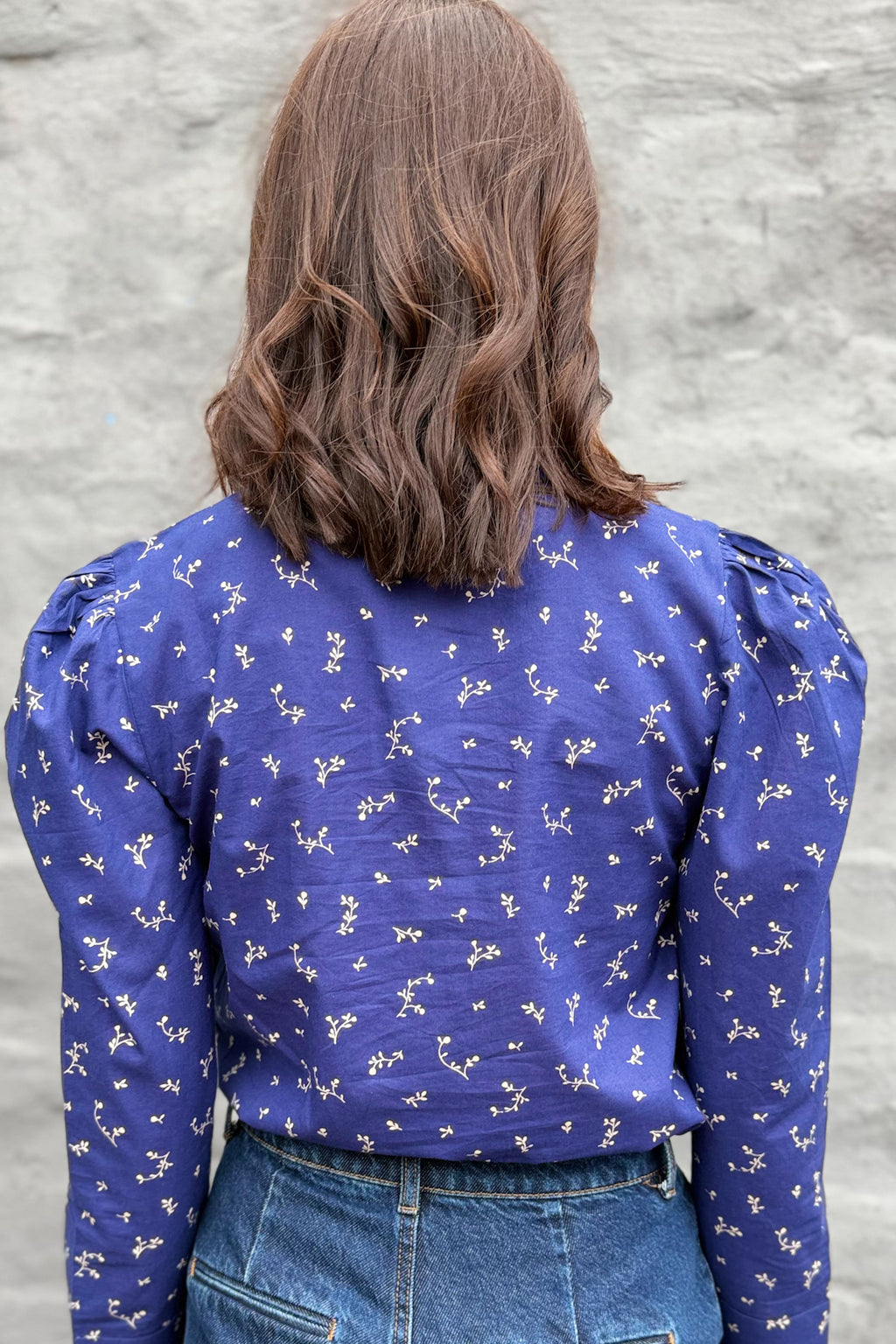 Ophelia Blouse In Midnight Floral