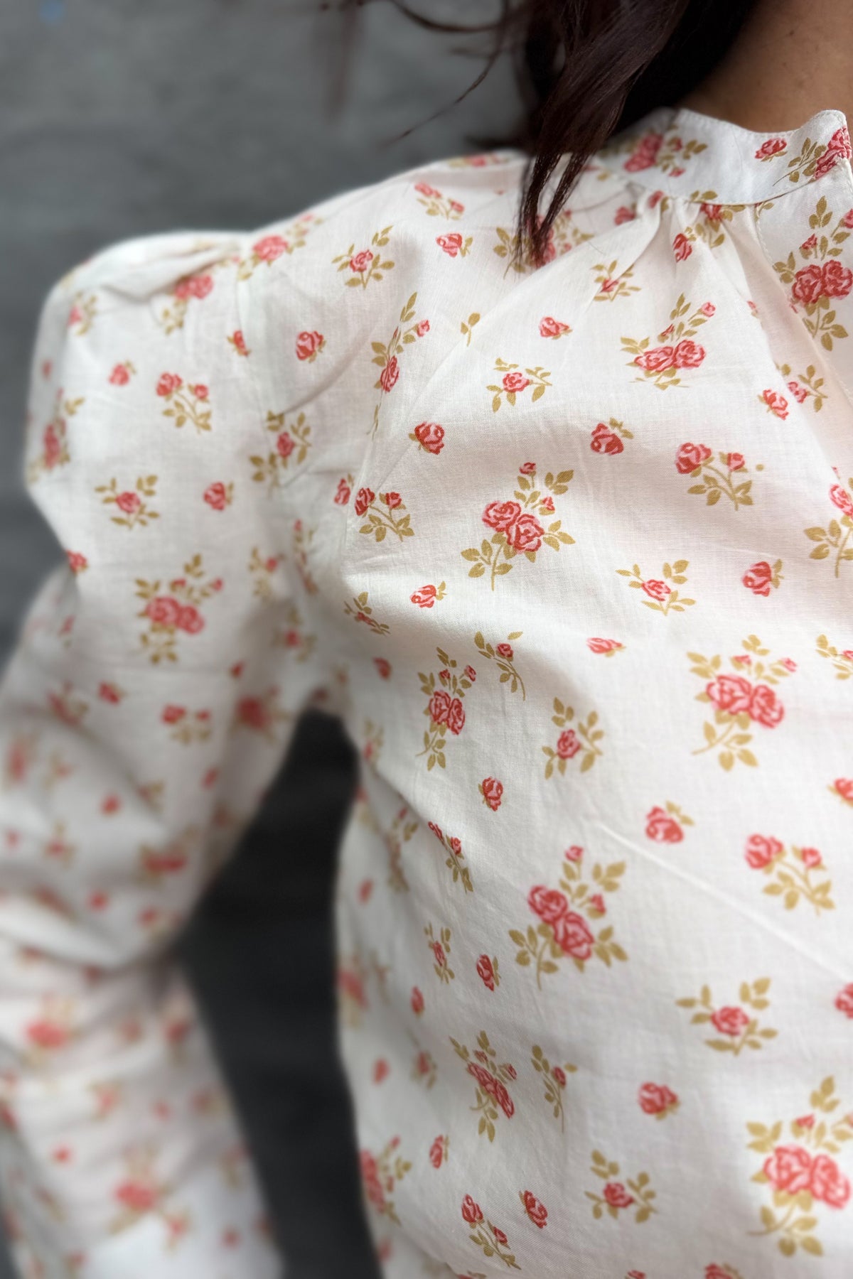 Ophelia Blouse In Antique Rose