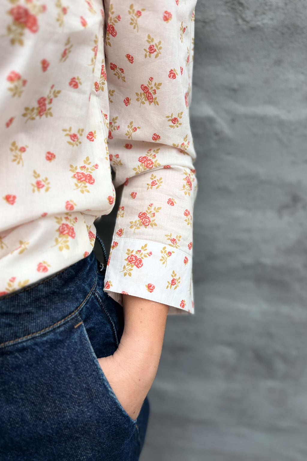 Ophelia Blouse In Antique Rose