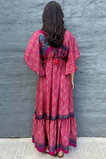 Aurora Dress In Cerise Lily