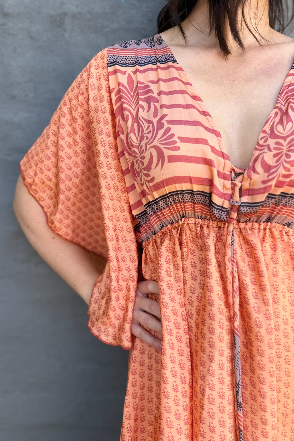 Aurora Dress In Pretty Papaya