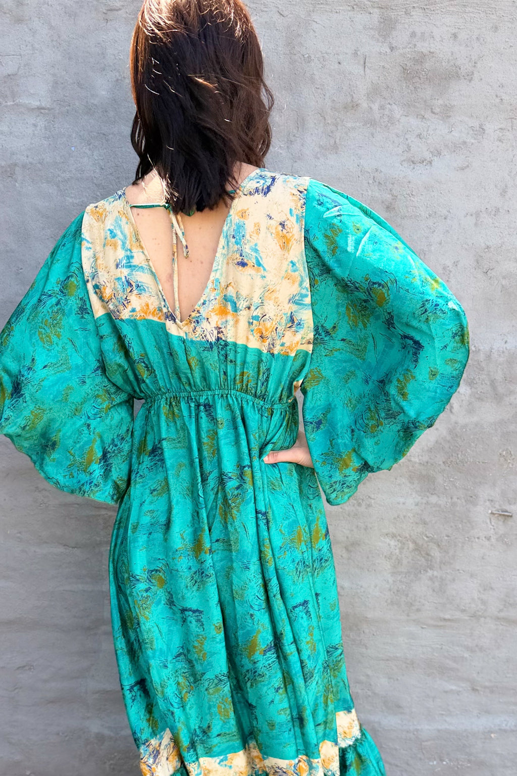 Aurora Dress In Sea Green
