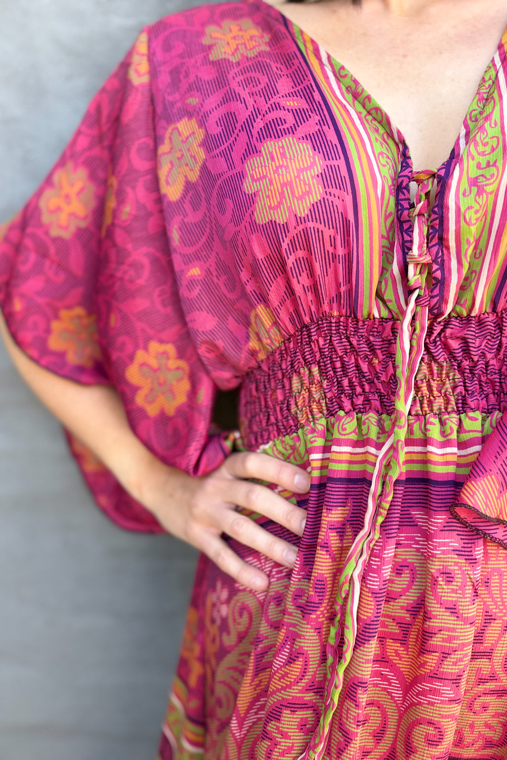 Aurora Dress In Raspberry Sorbet