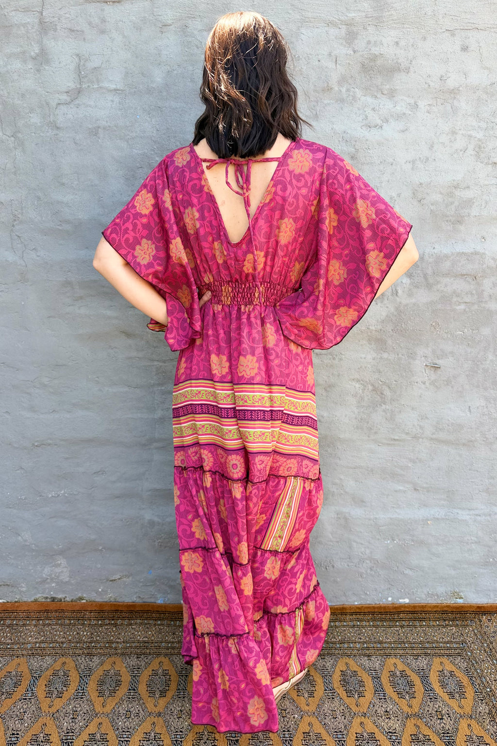 Aurora Dress In Raspberry Sorbet