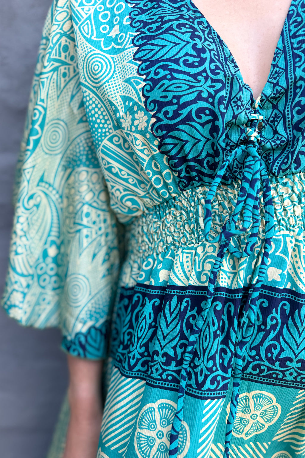 Aurora Dress In Tender Teal