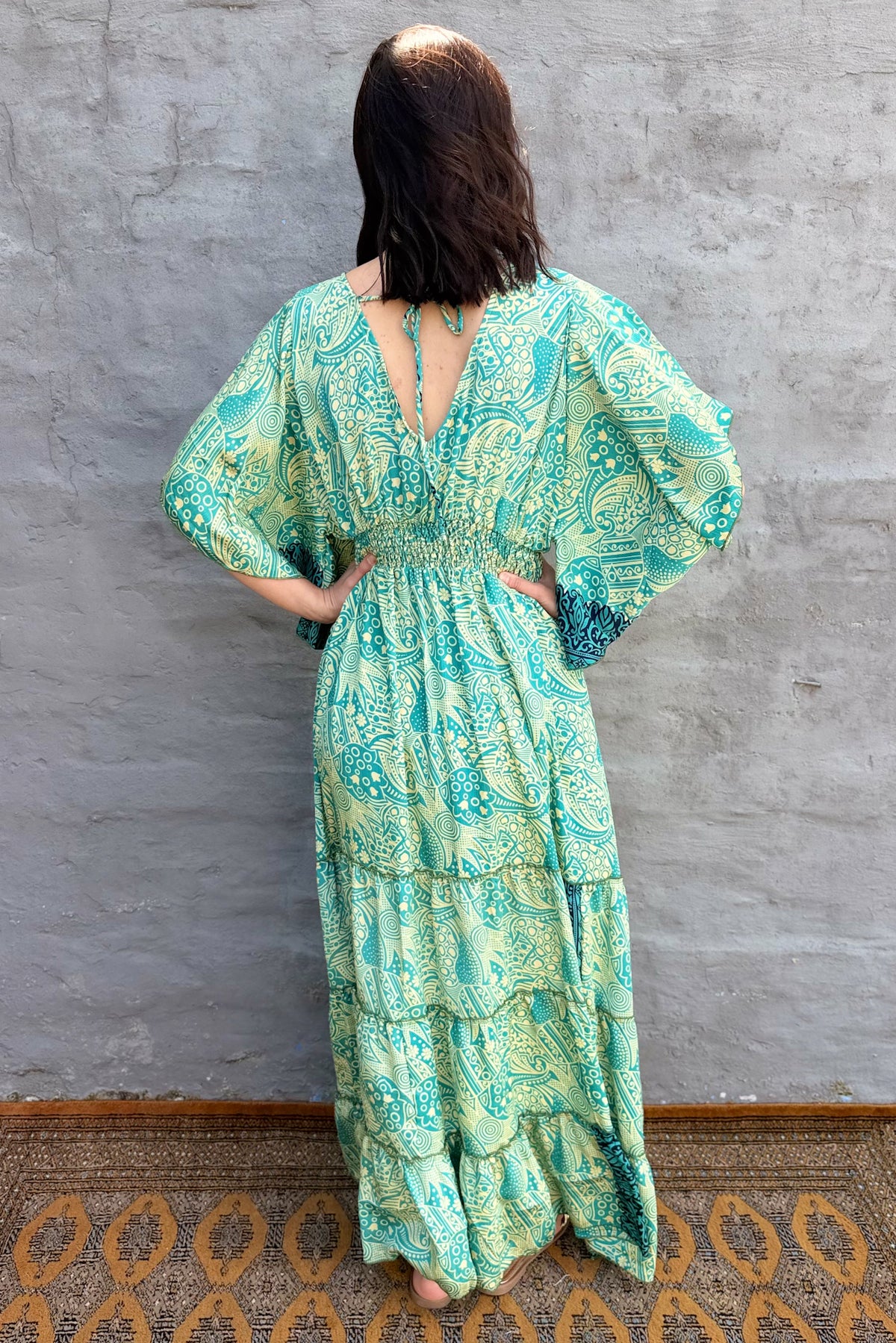 Aurora Dress In Tender Teal