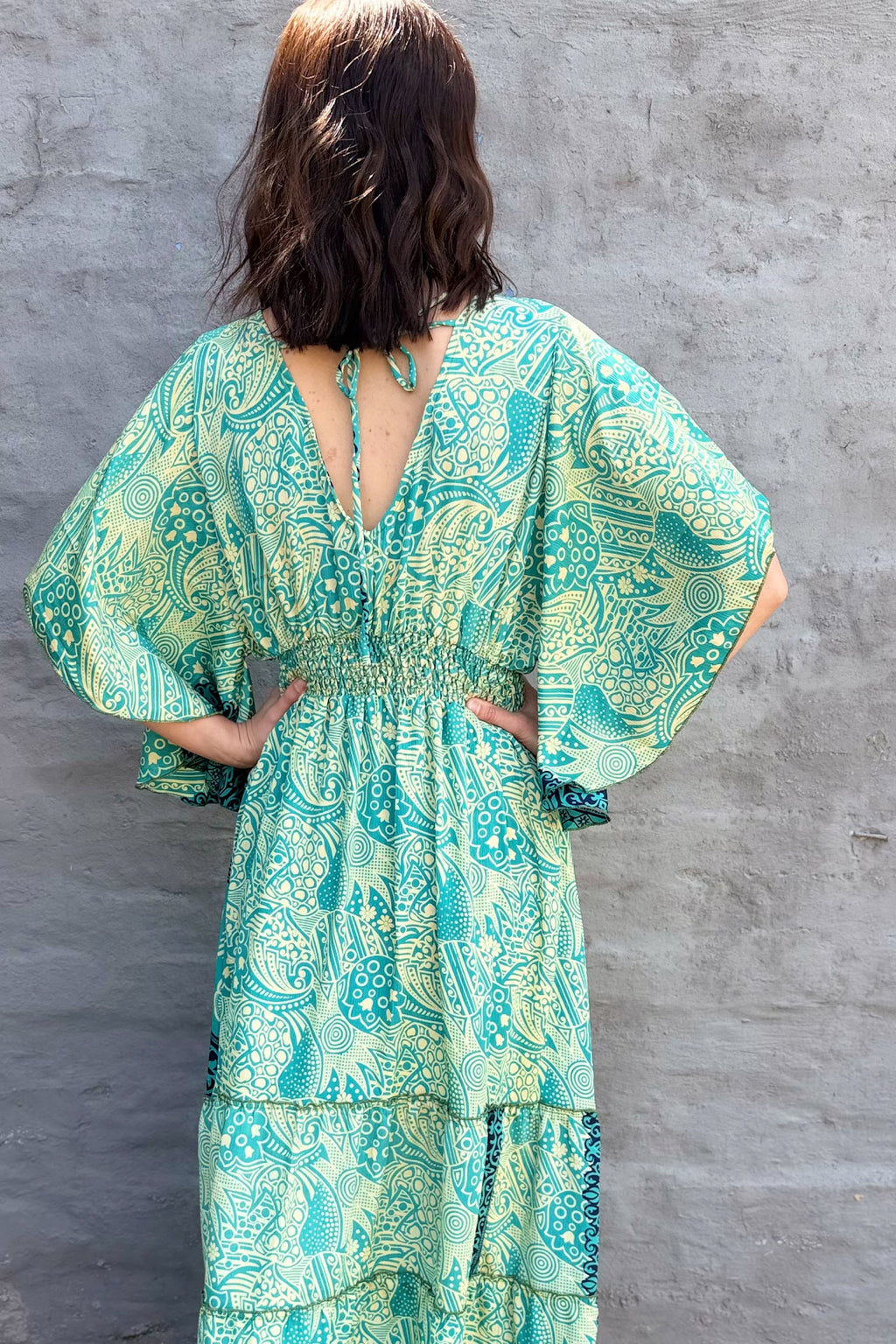 Aurora Dress In Tender Teal