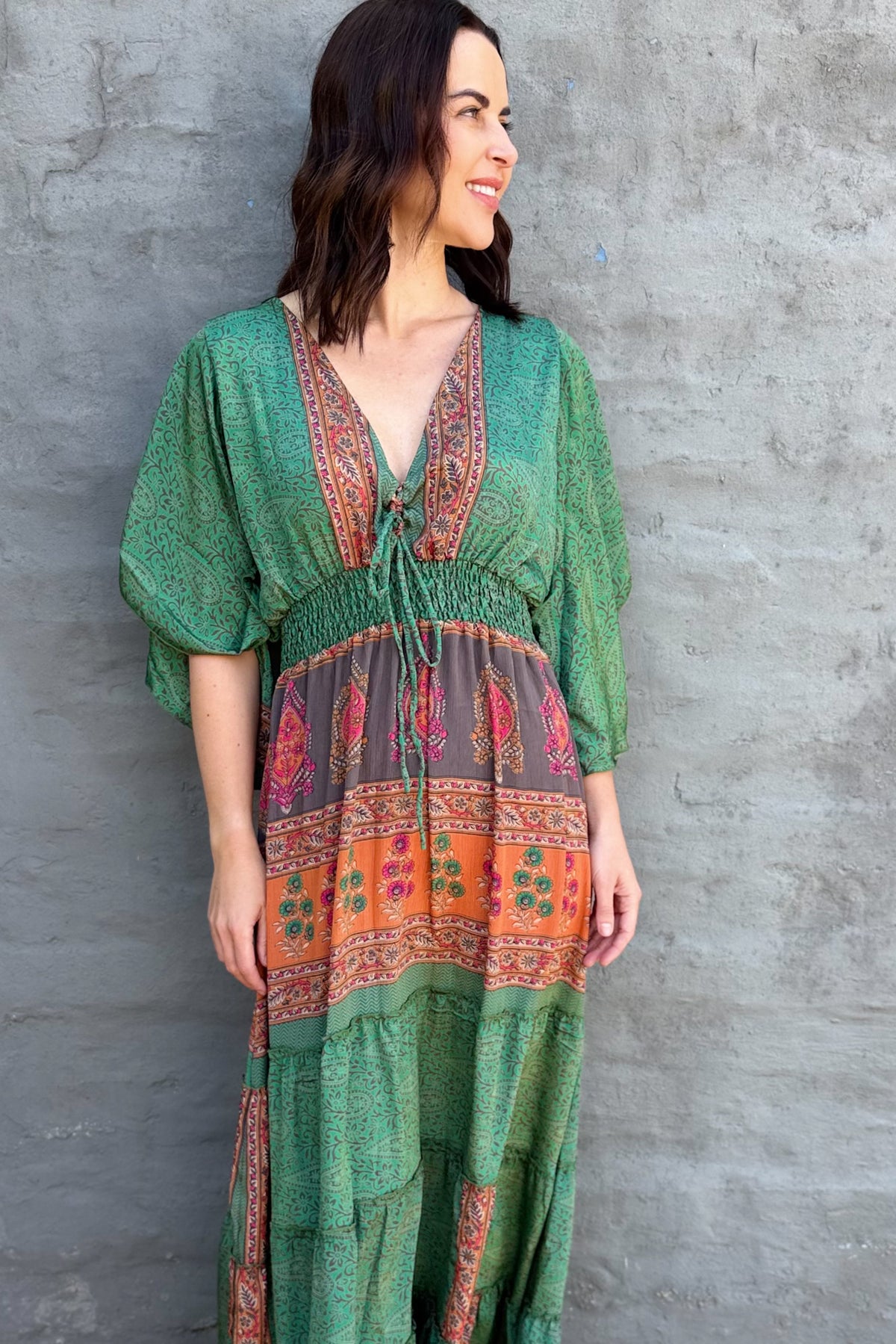 Aurora Dress In Flower Meadow