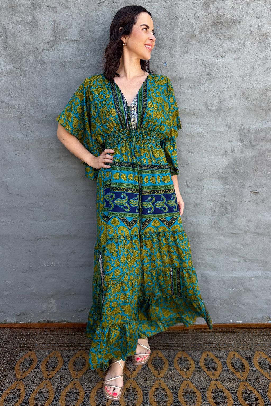 Aurora Dress In Blue Danube