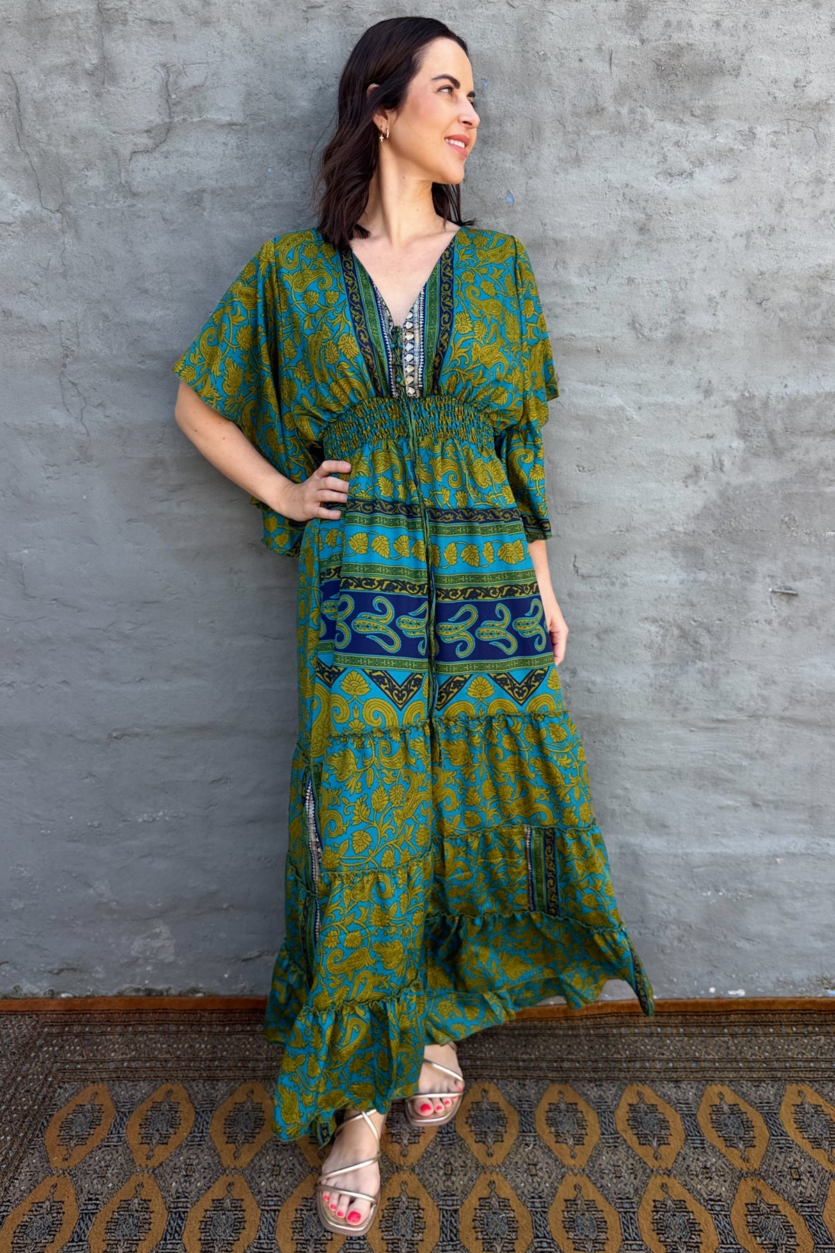Aurora Dress In Blue Danube