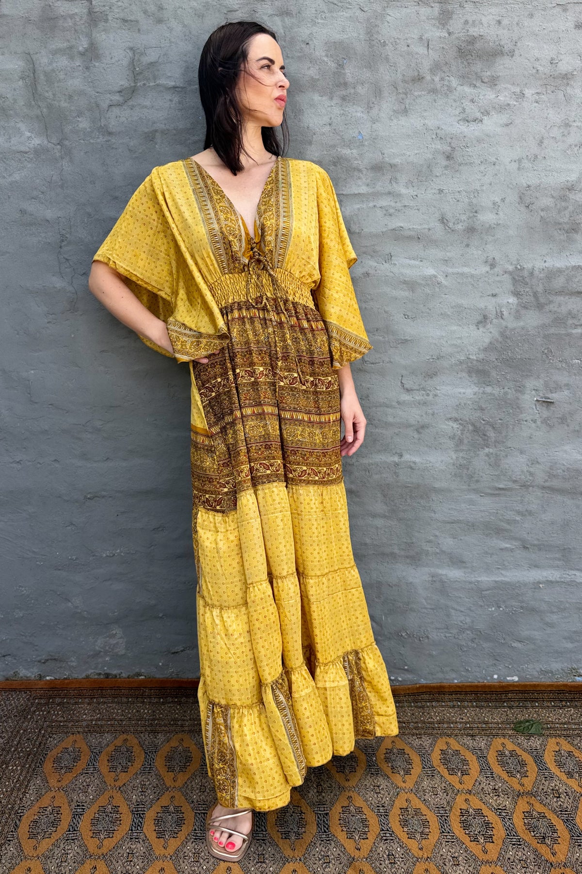 Aurora Dress In Golden Sunshine