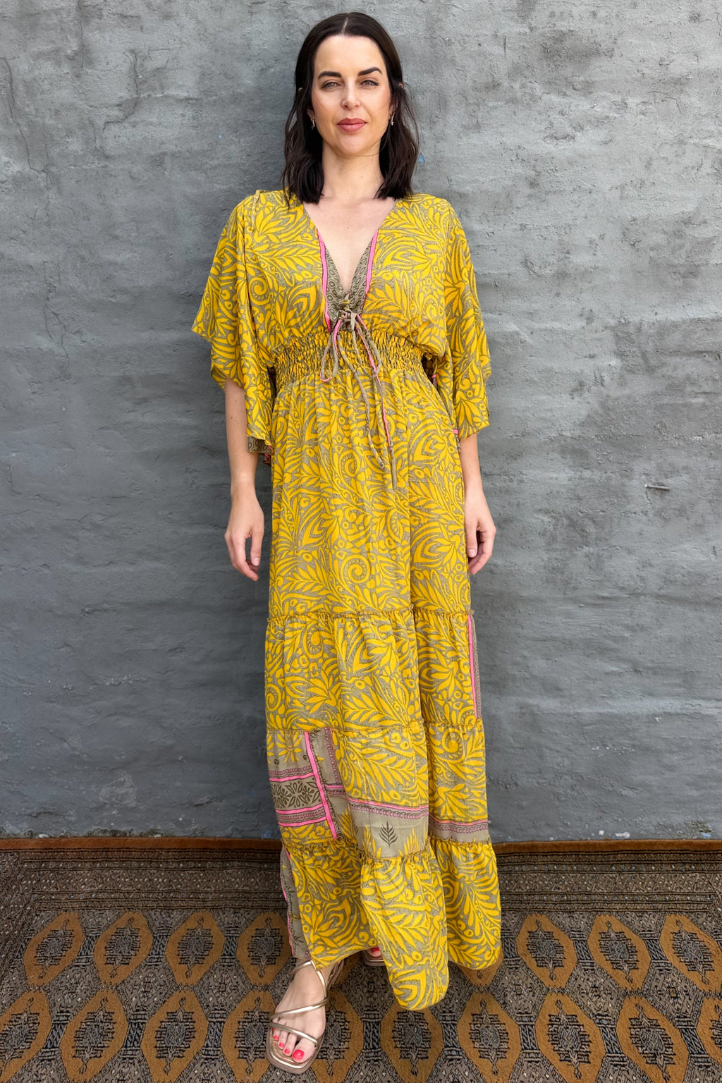Aurora Dress In Daffodil Yellow