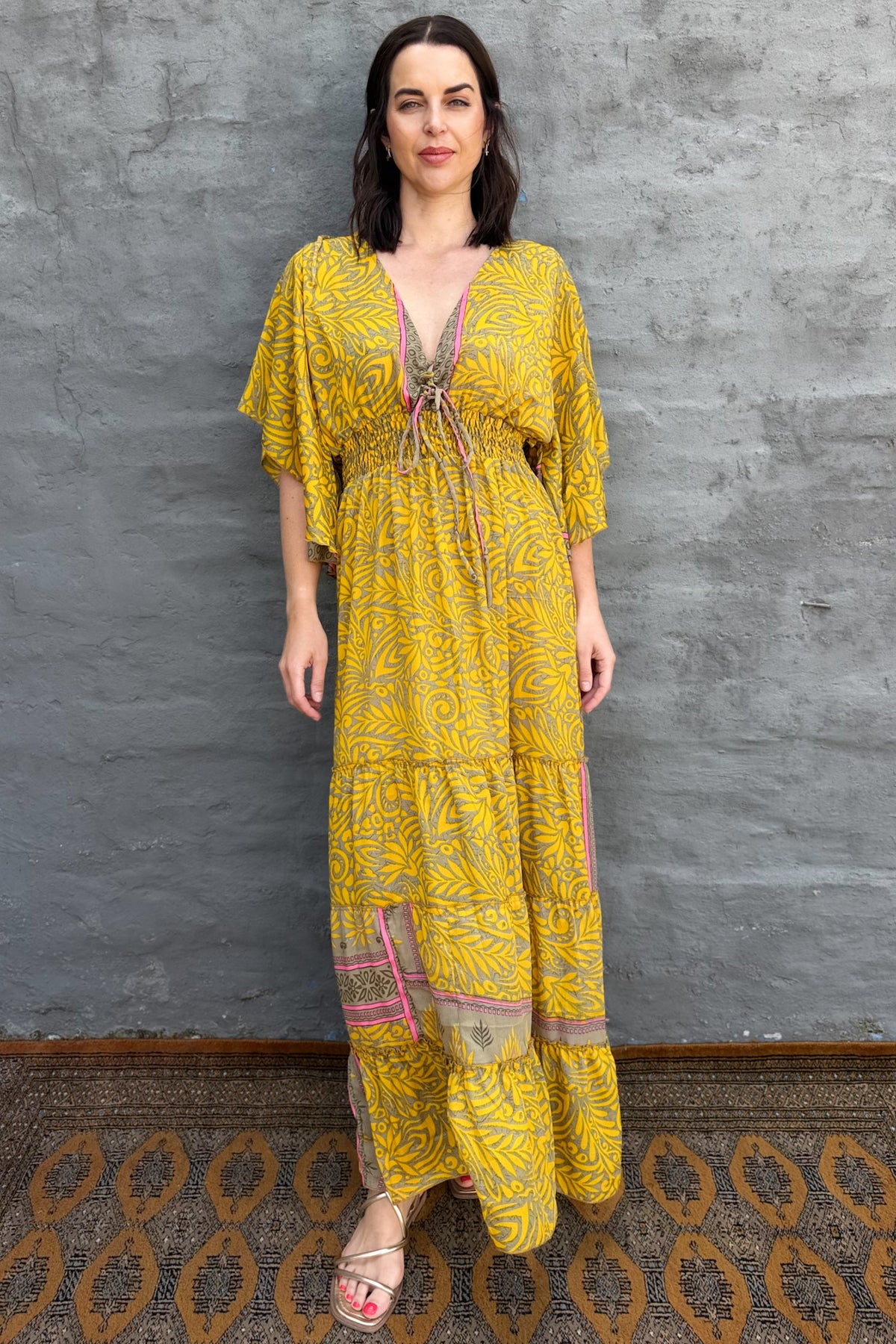 Aurora Dress In Daffodil Yellow
