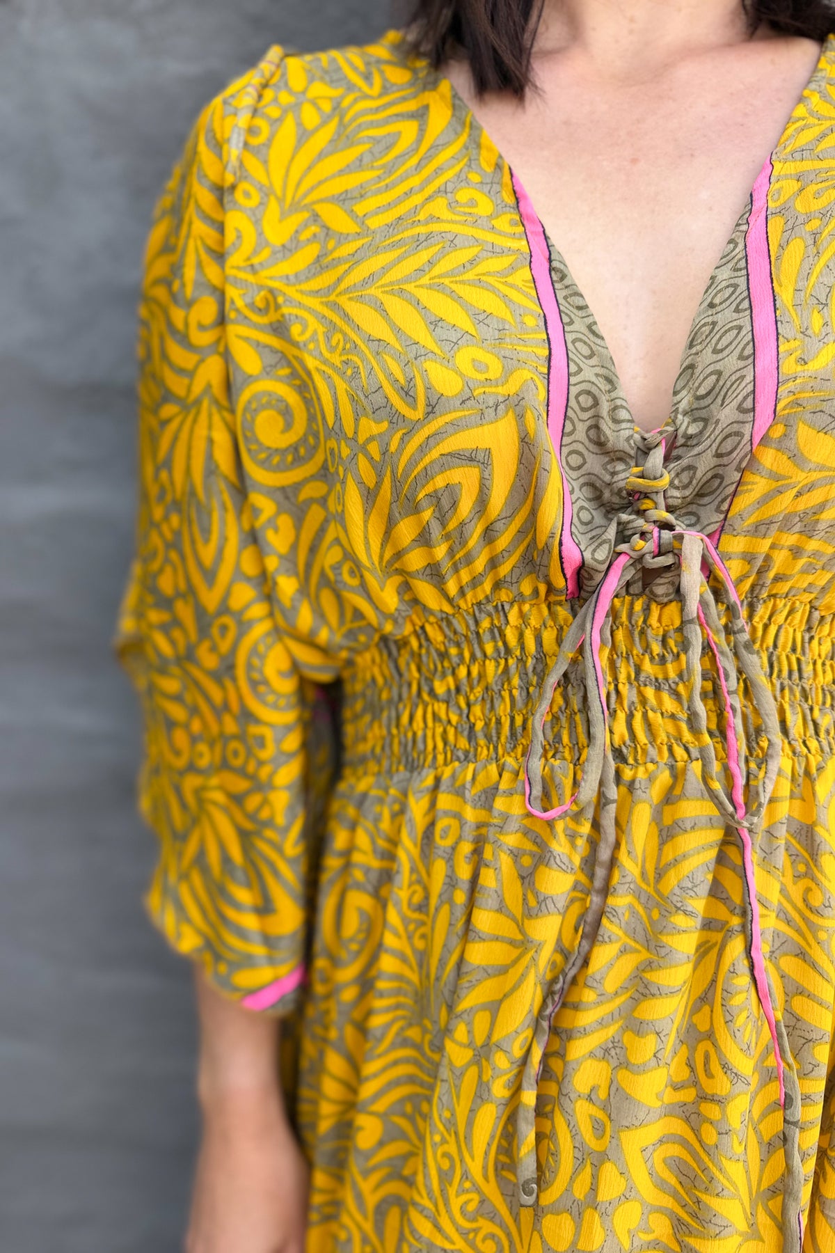 Aurora Dress In Daffodil Yellow