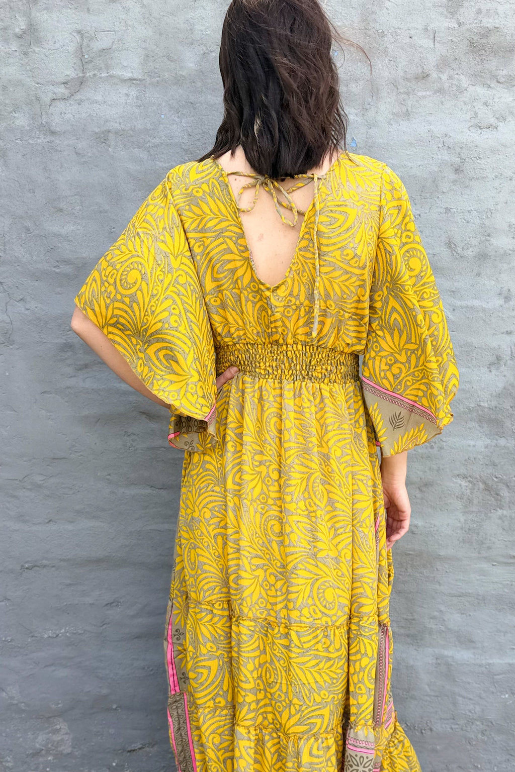 Aurora Dress In Daffodil Yellow