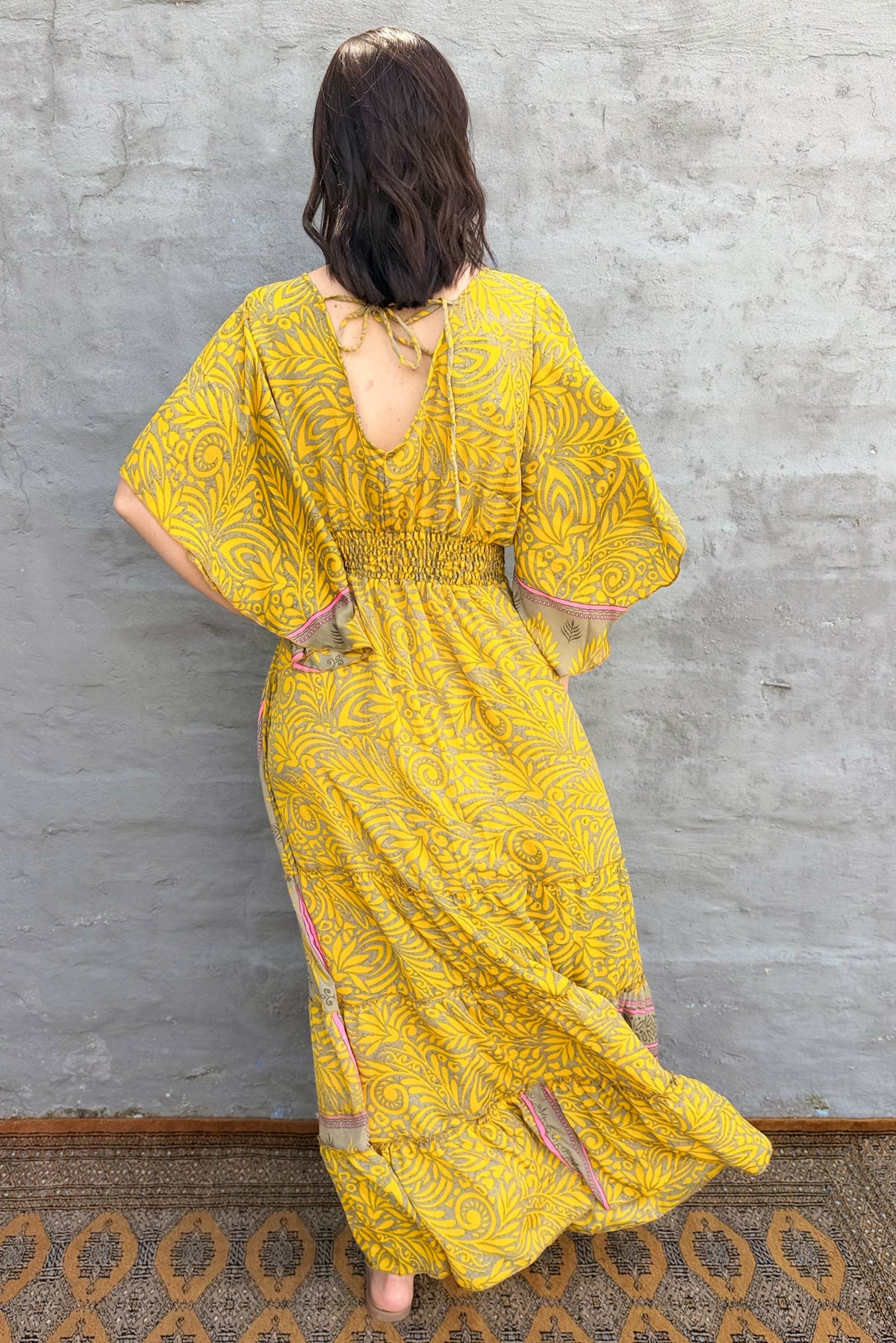 Aurora Dress In Daffodil Yellow