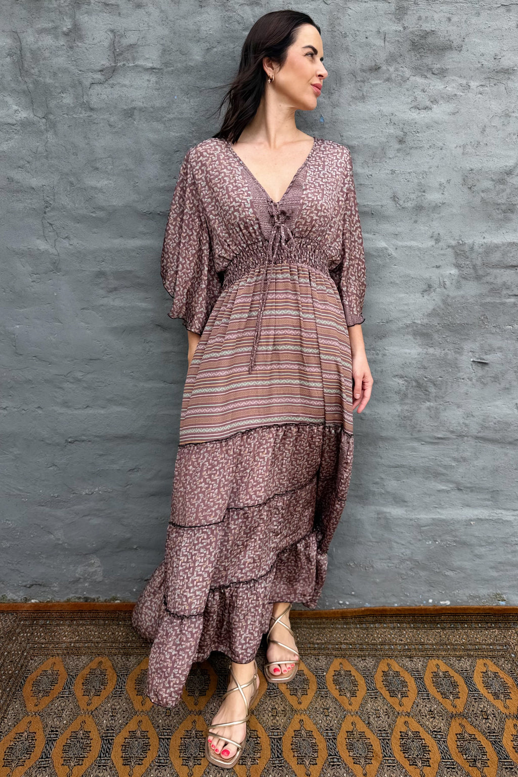 Aurora Dress In Wistful Mauve