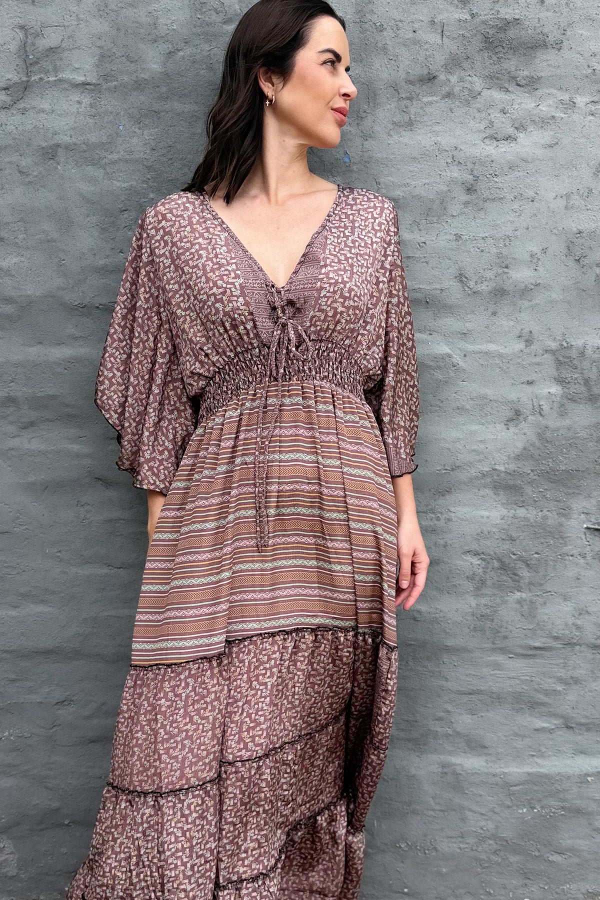 Aurora Dress In Wistful Mauve