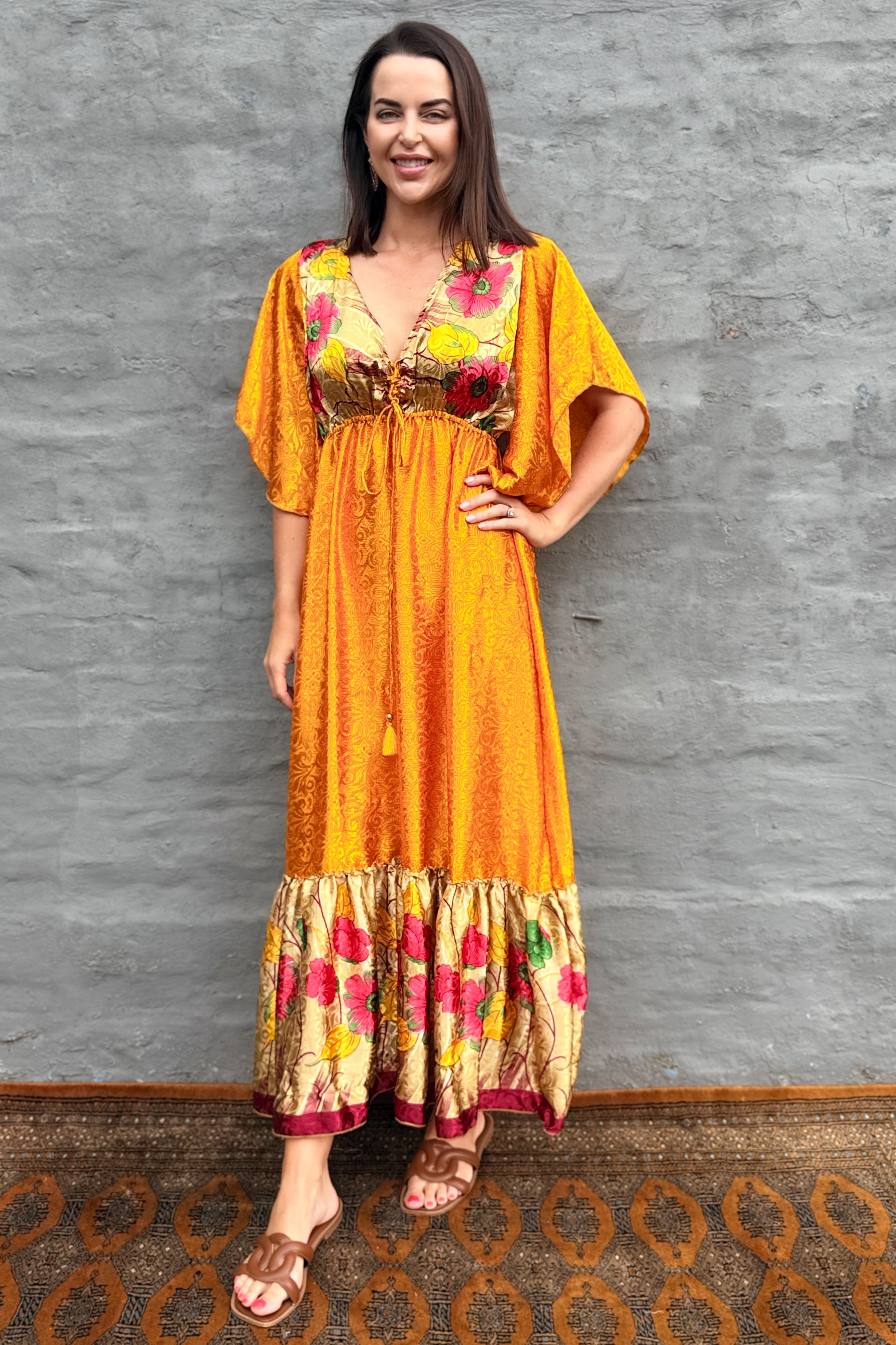 Aurora Dress In Garden Of Gold