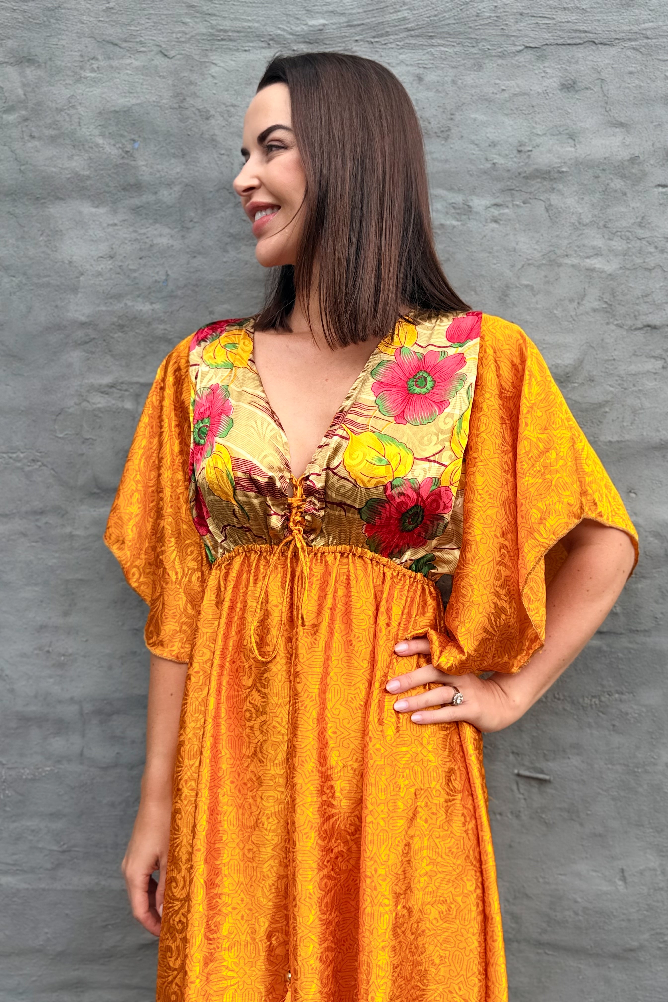 Aurora Dress In Garden Of Gold