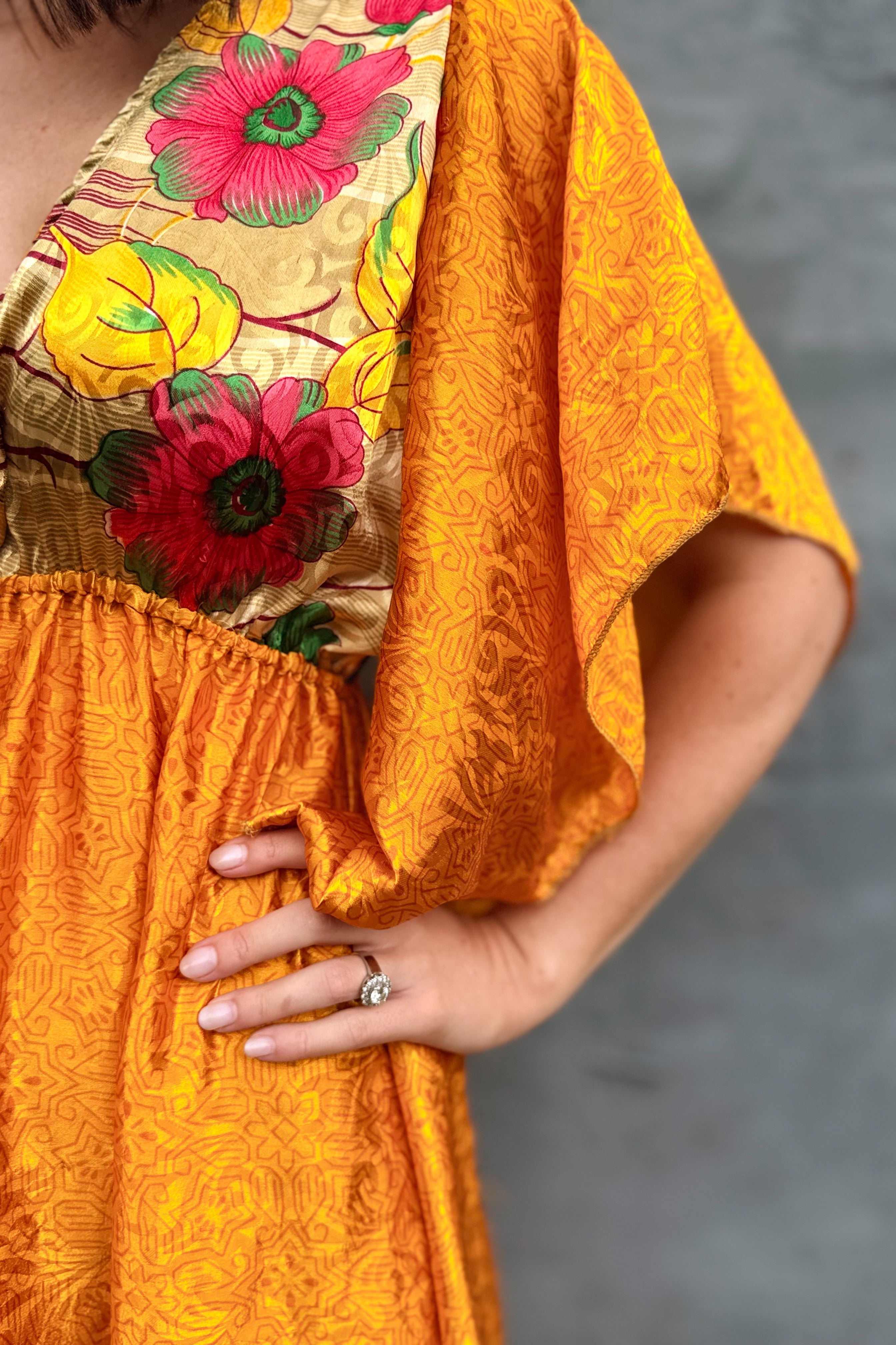 Aurora Dress In Garden Of Gold