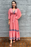 Aurora Dress In Peachy Pink