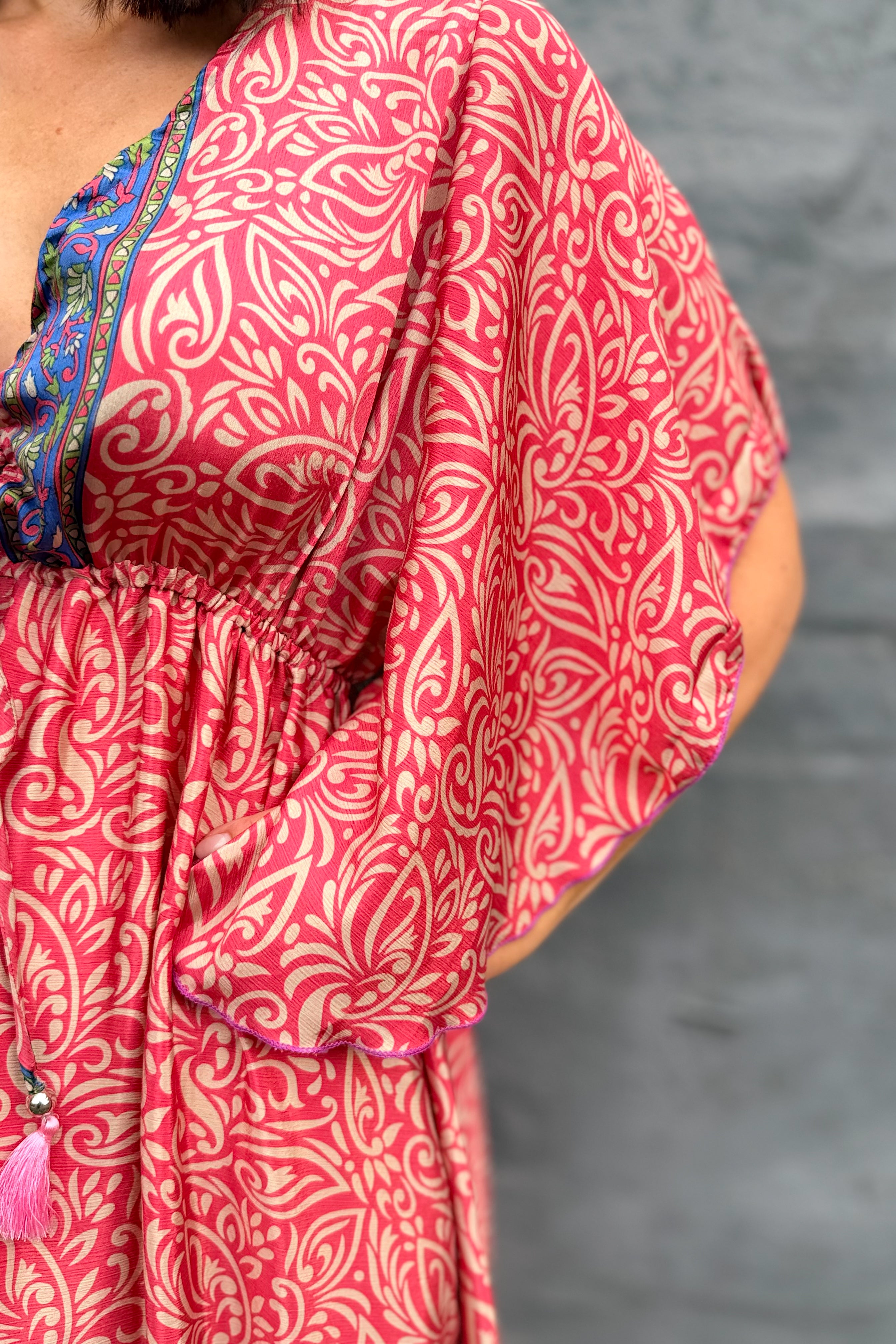 Aurora Dress In Peachy Pink