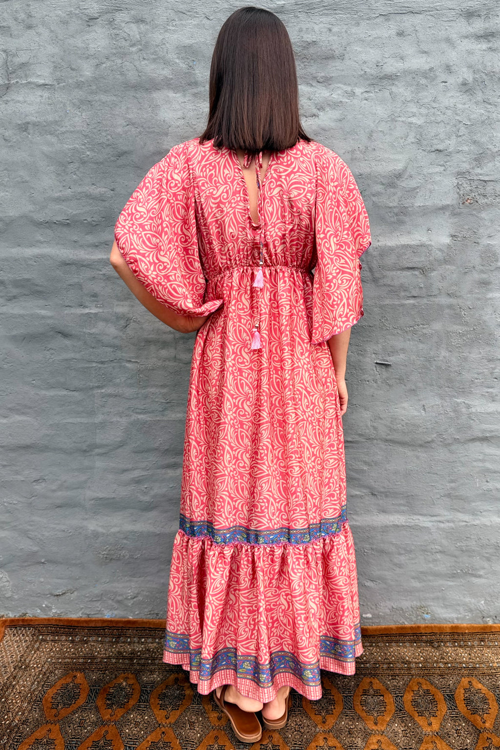 Aurora Dress In Peachy Pink
