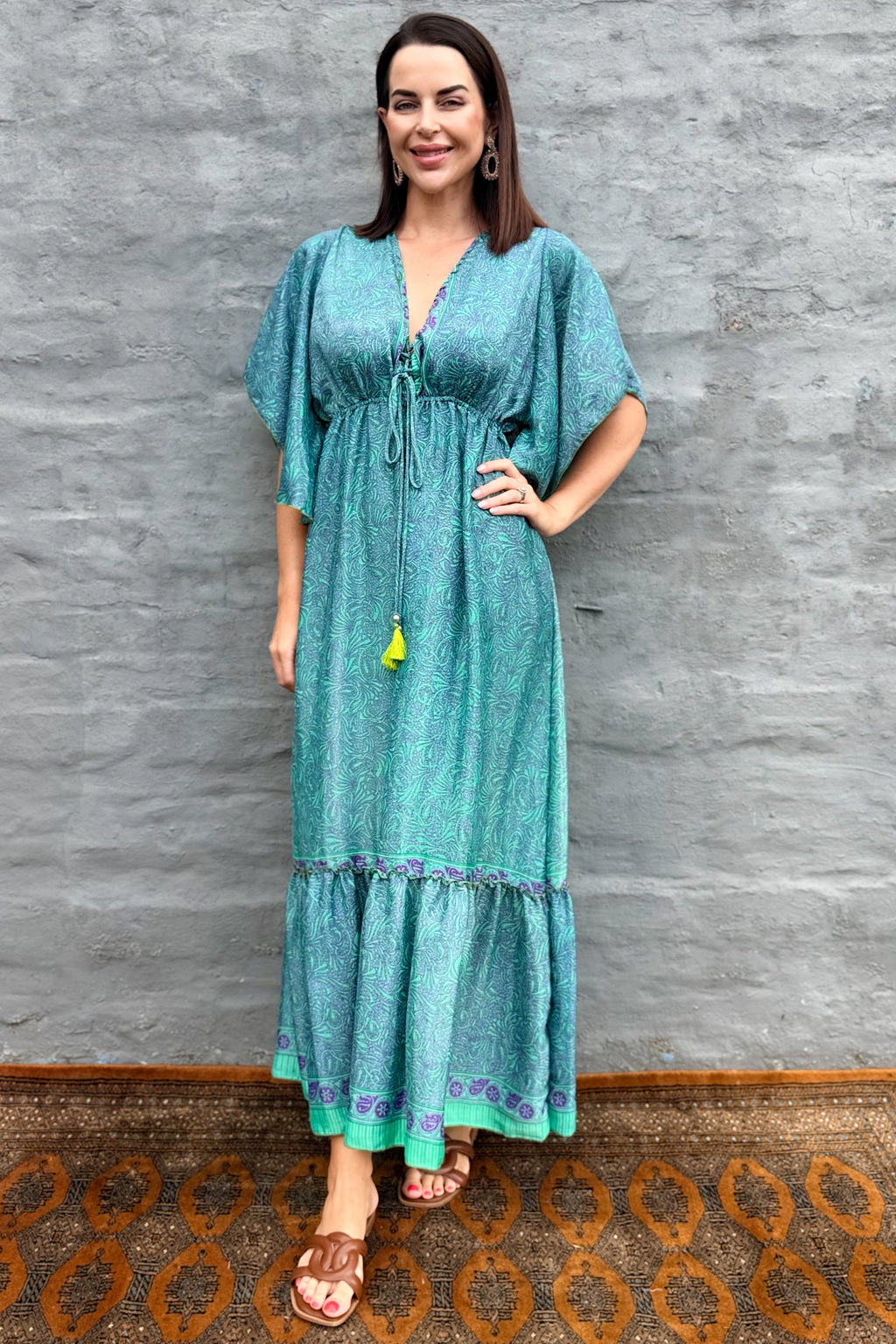 Aurora Dress In Tranquil Turquoise