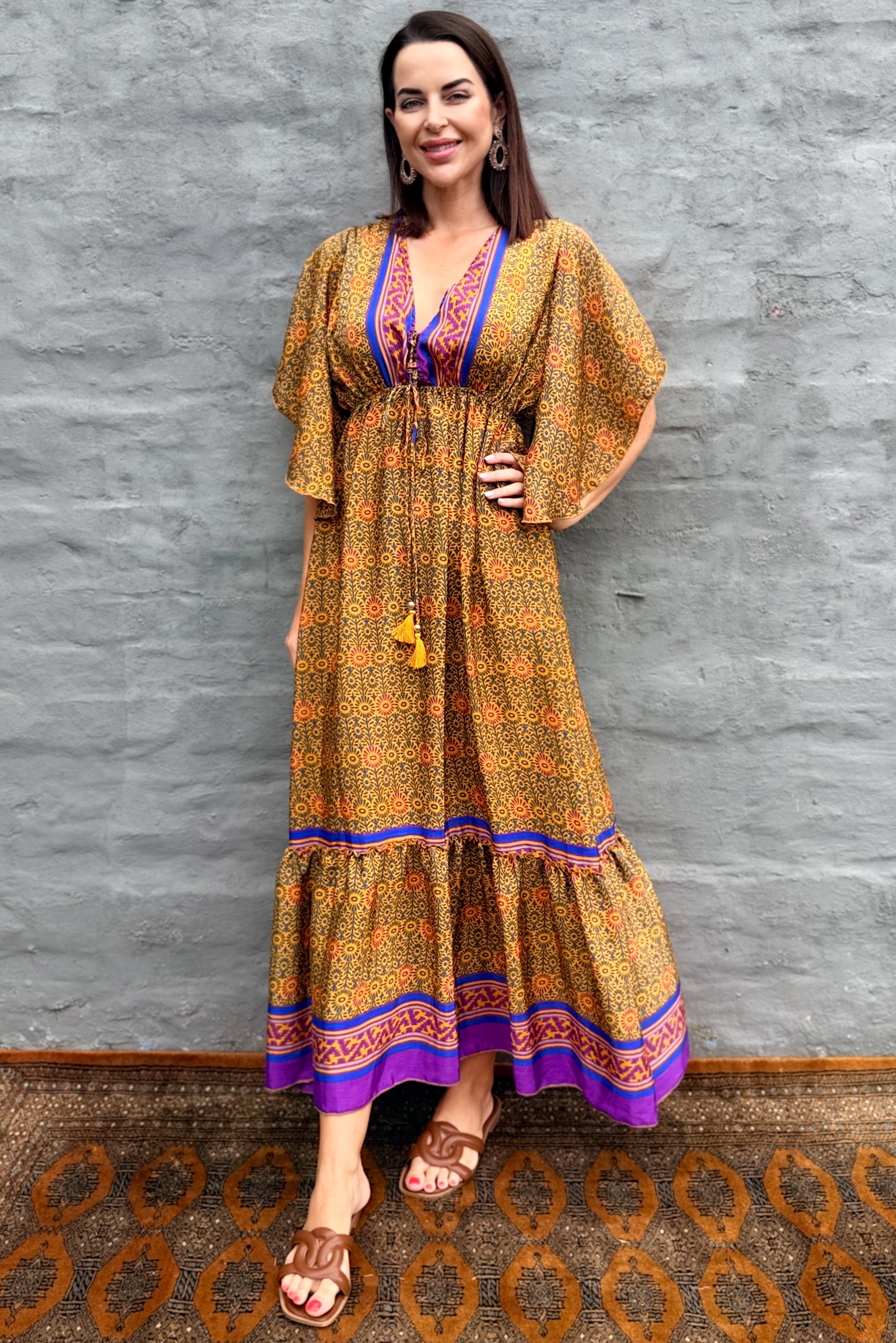 Aurora Dress In Golden Sunset