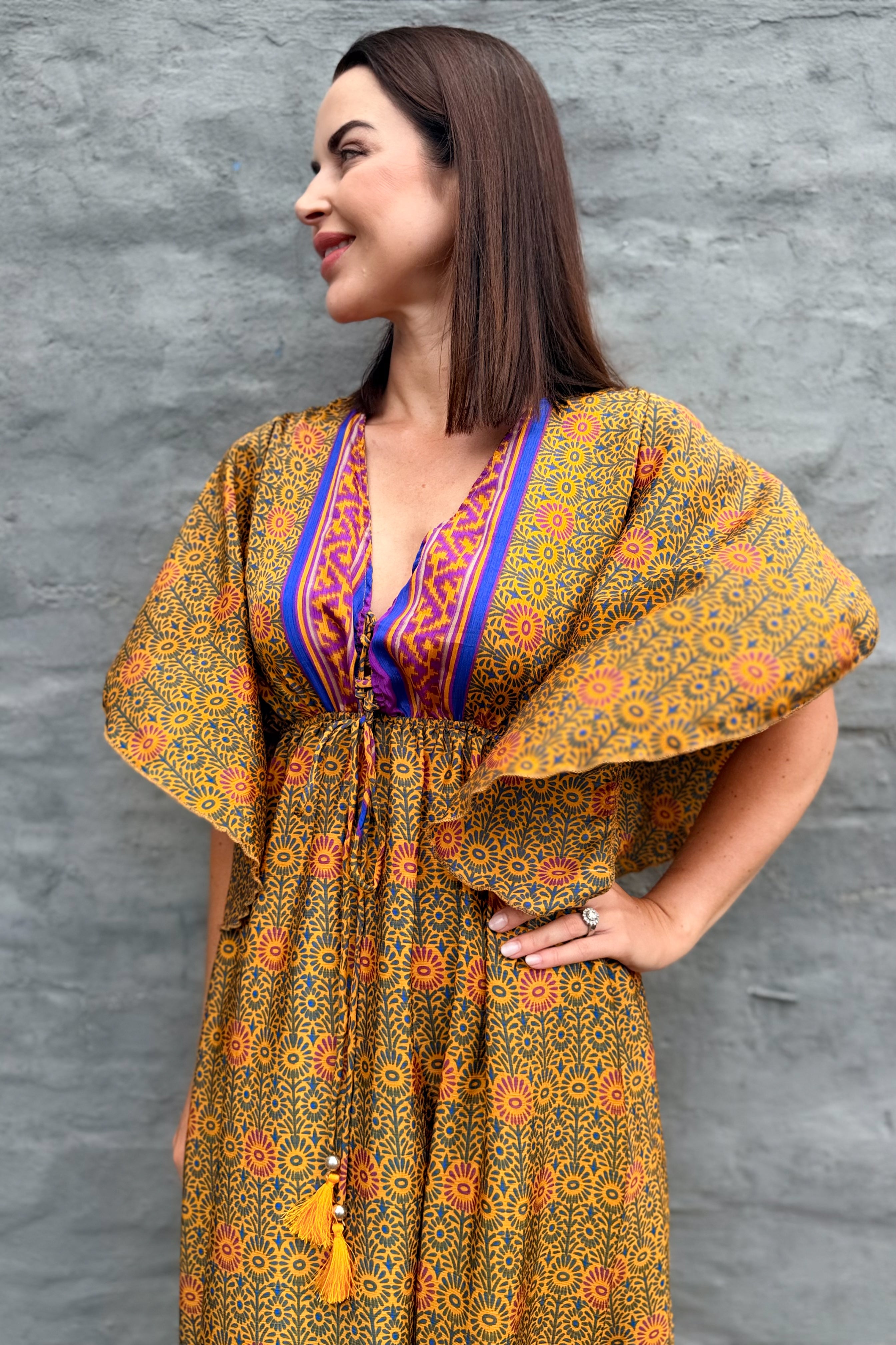 Aurora Dress In Golden Sunset