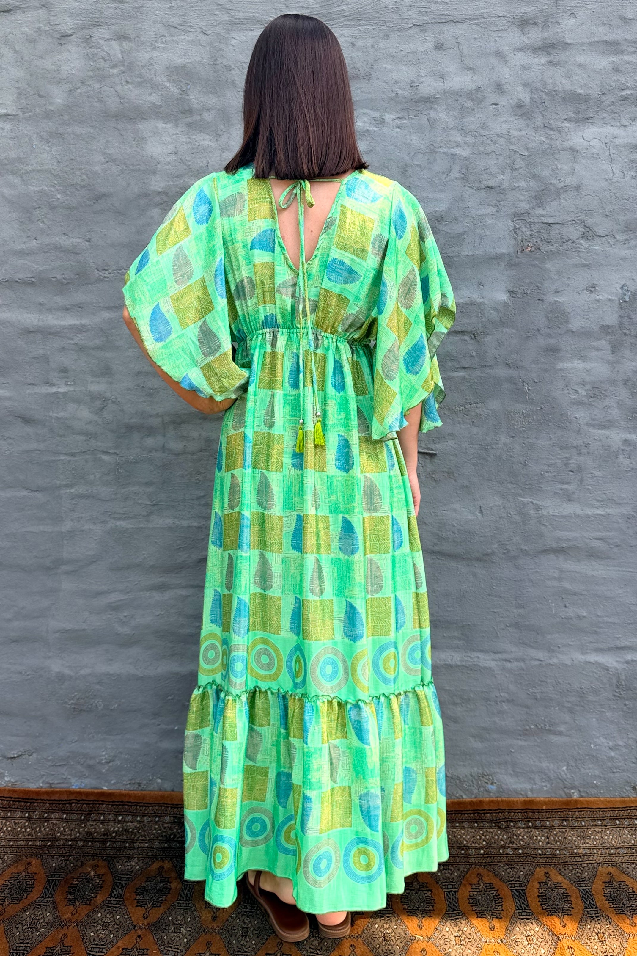 Aurora Dress In Lush Lime