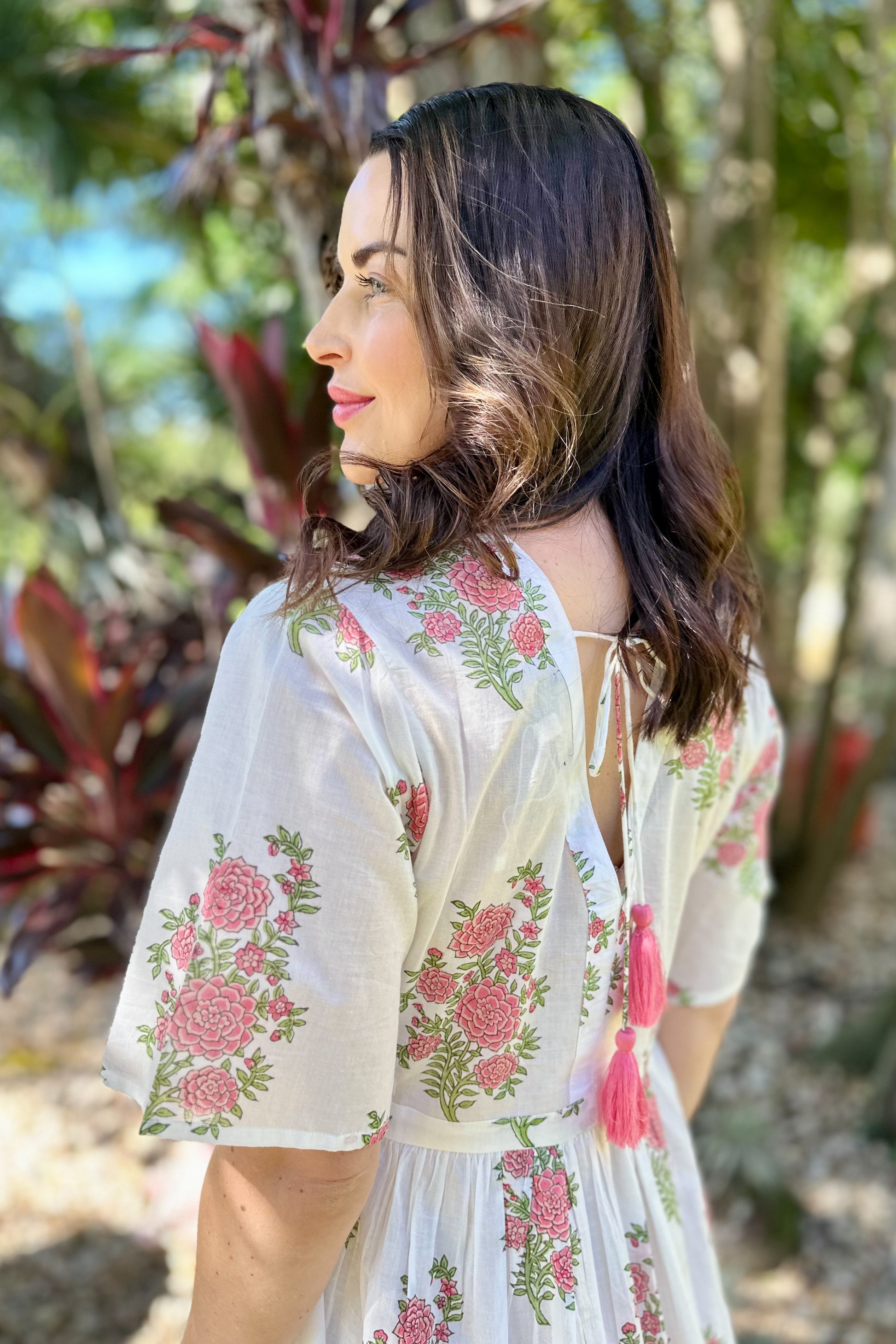 Tulsi Dress In Pink Posy