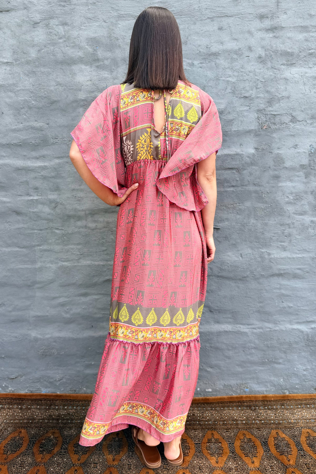 Aurora Dress In Melon Magic