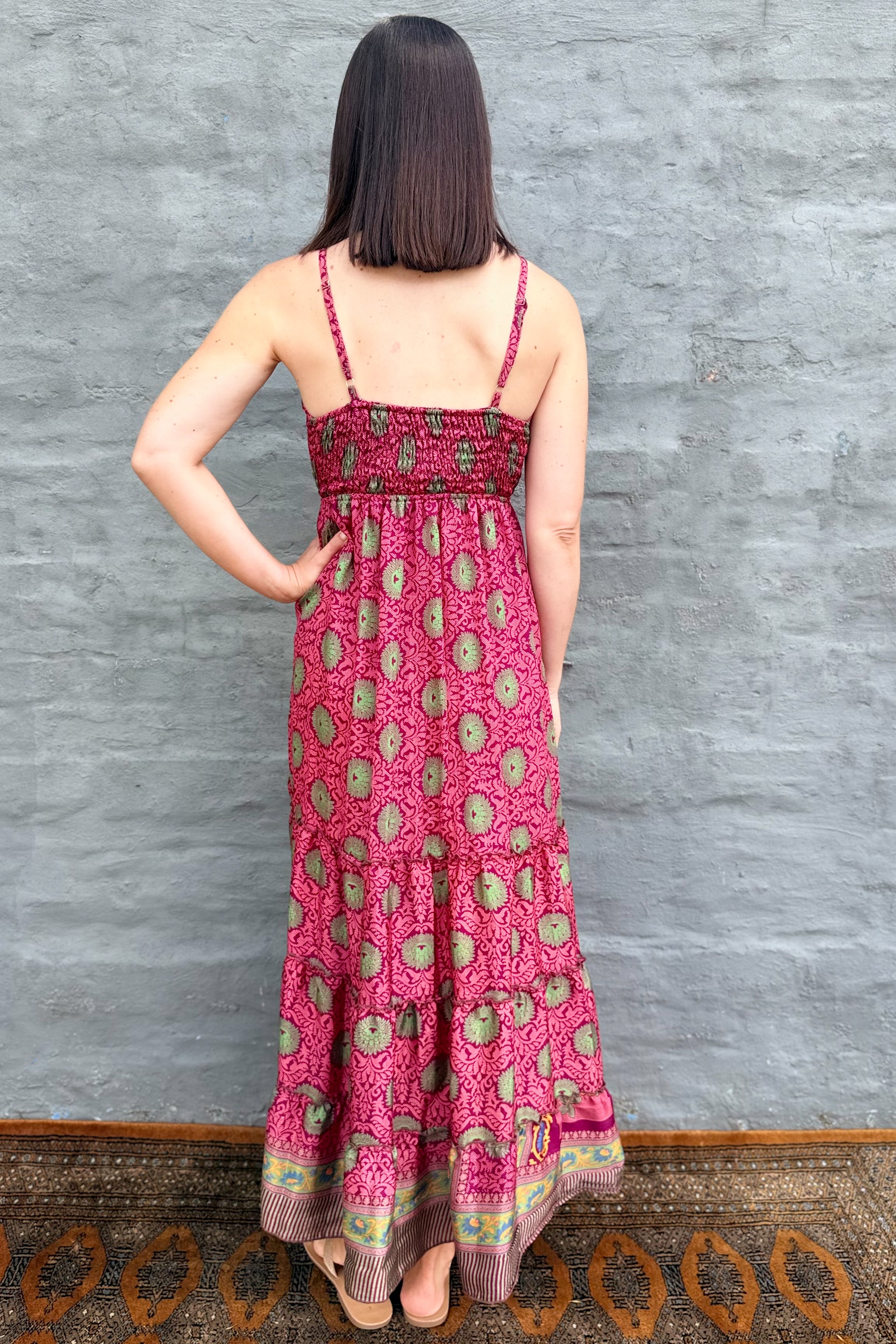 Yara Dress In Magenta Magic