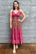 Yara Dress In Chocolate Rose