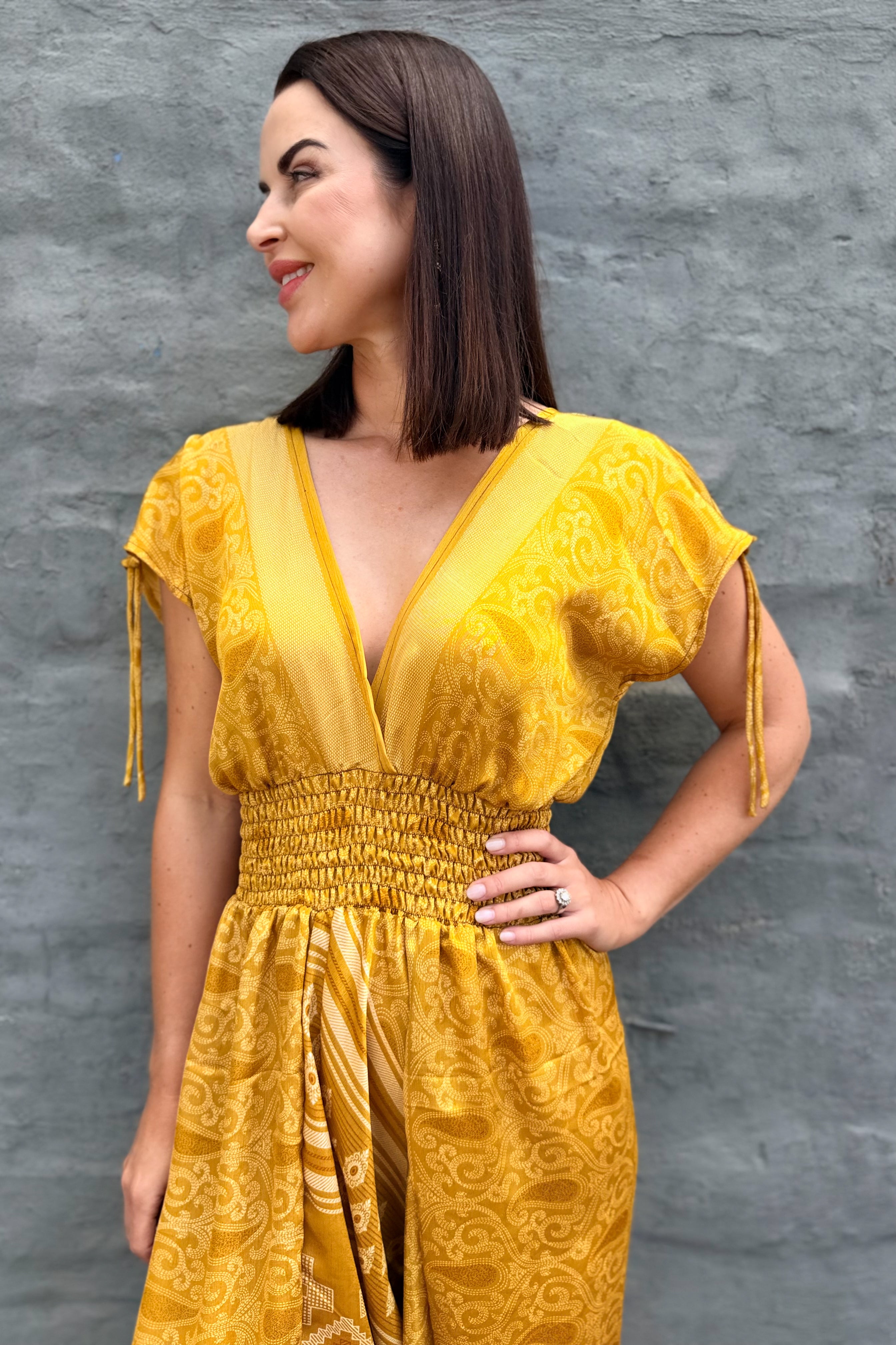 Jemma Jumpsuit In Golden Glow