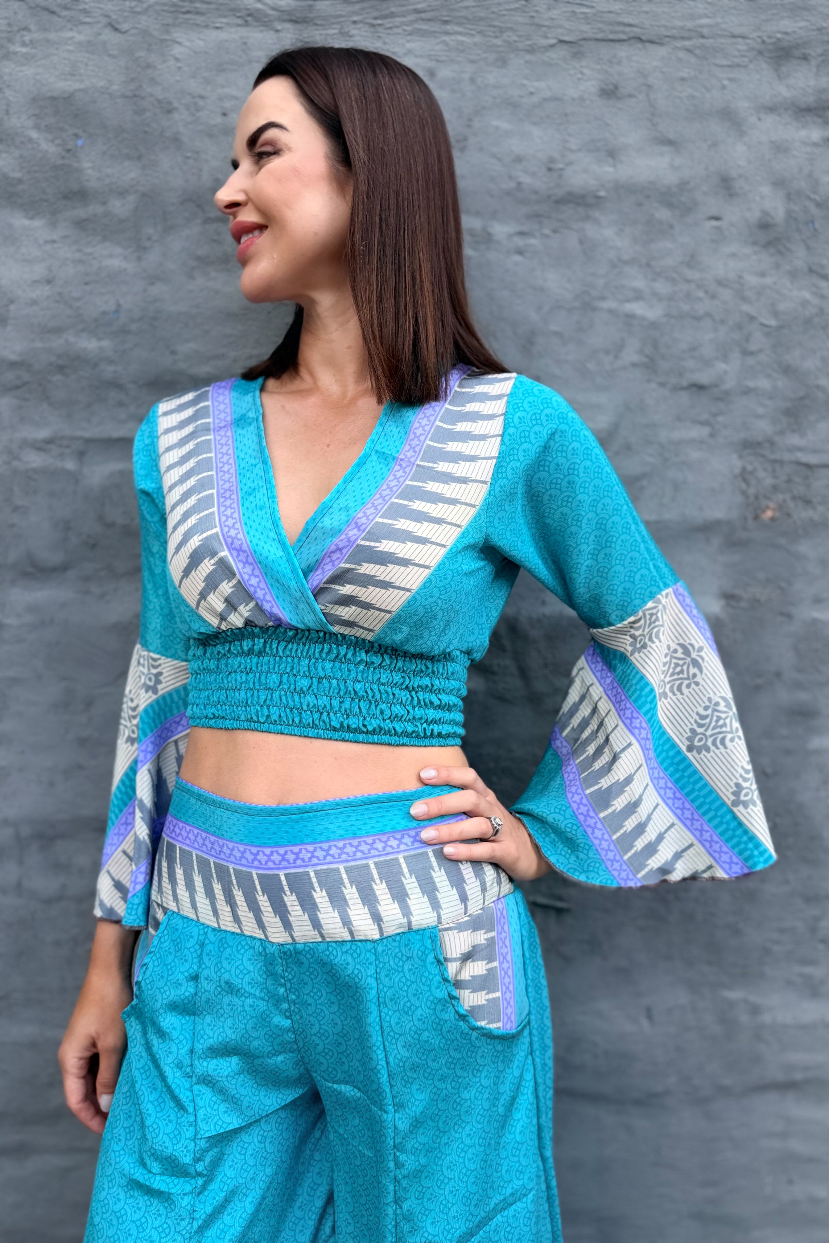 Mila Set In Sky Blue