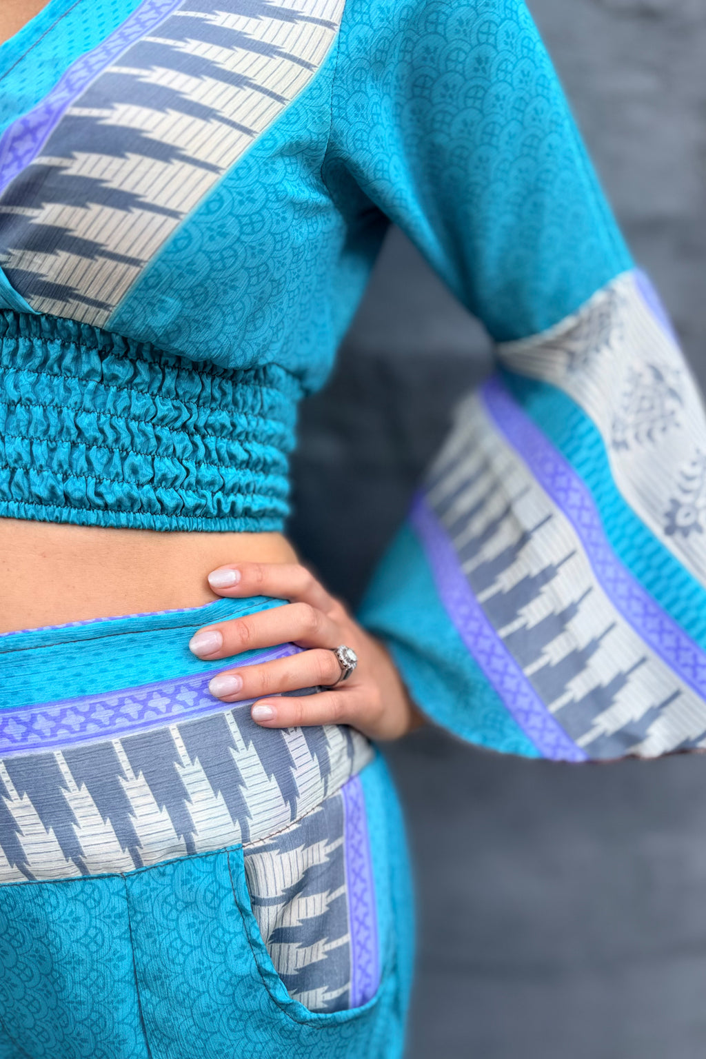 Mila Set In Sky Blue