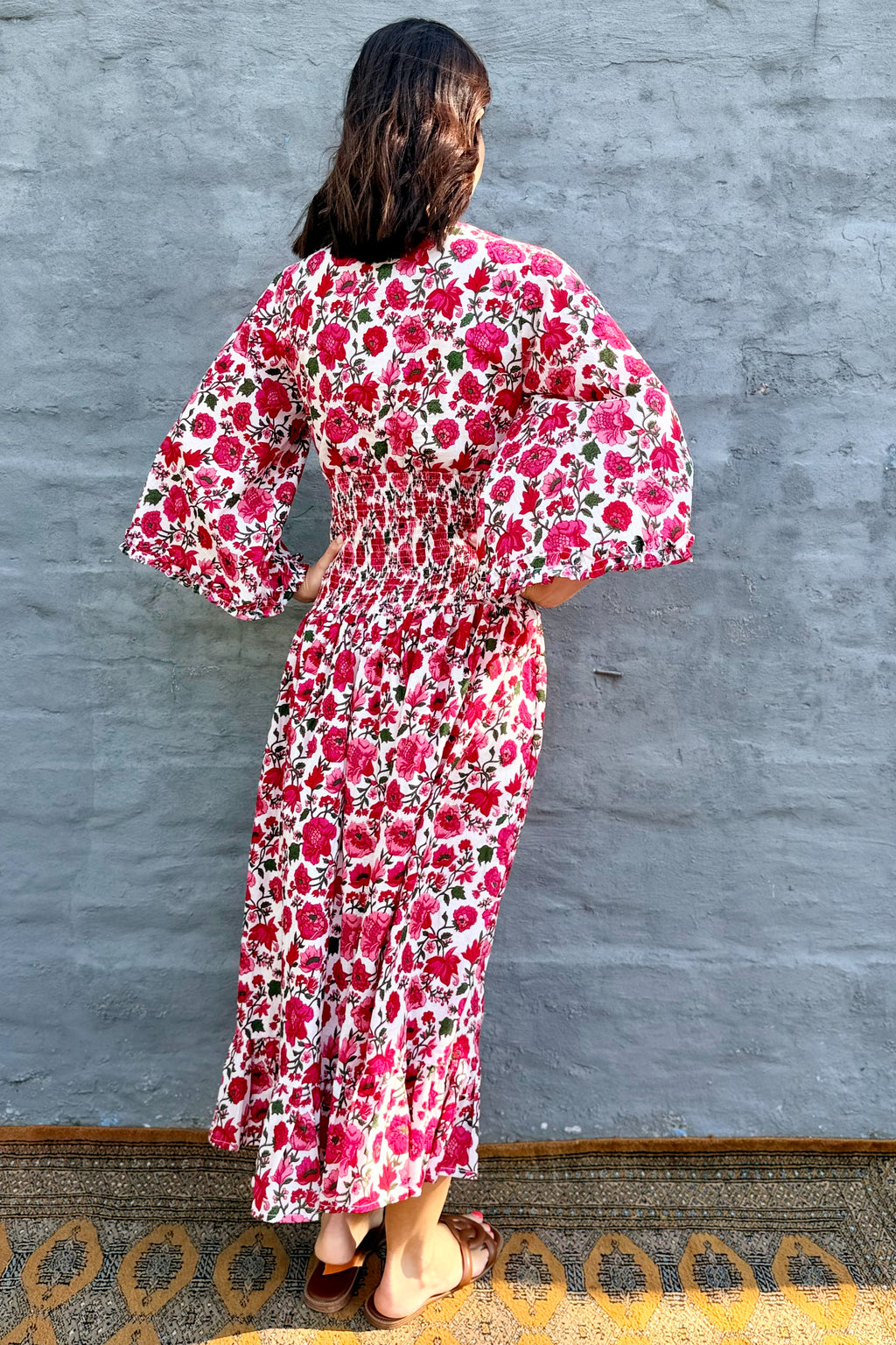 Fuchsia Rose Dress