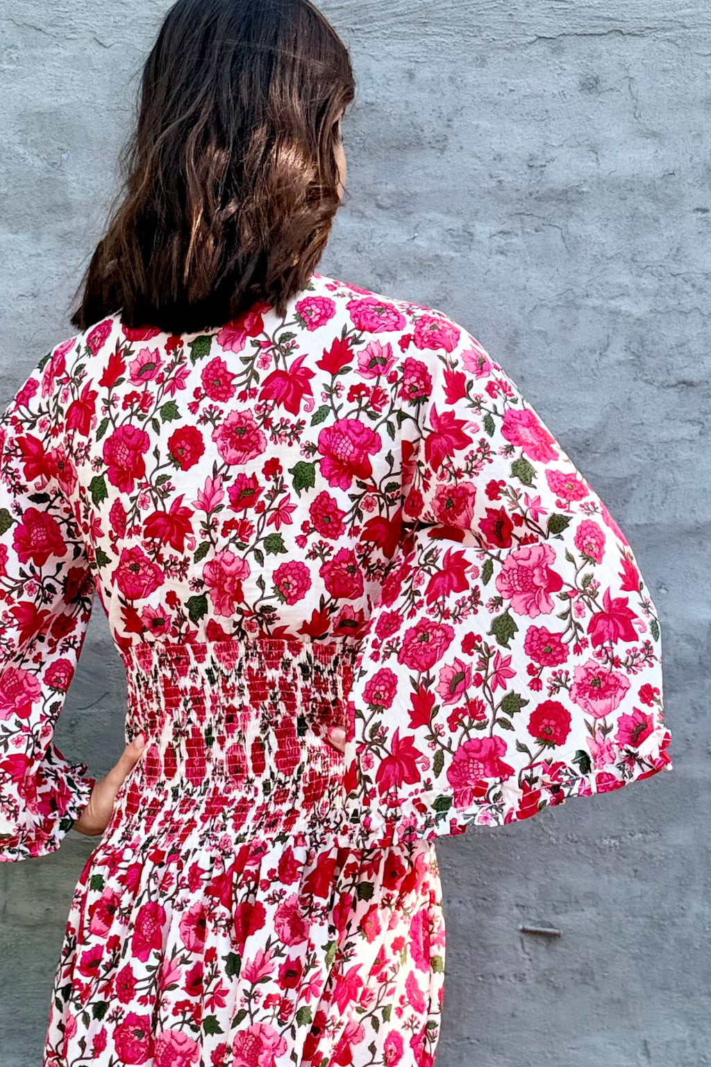 Fuchsia Rose Dress